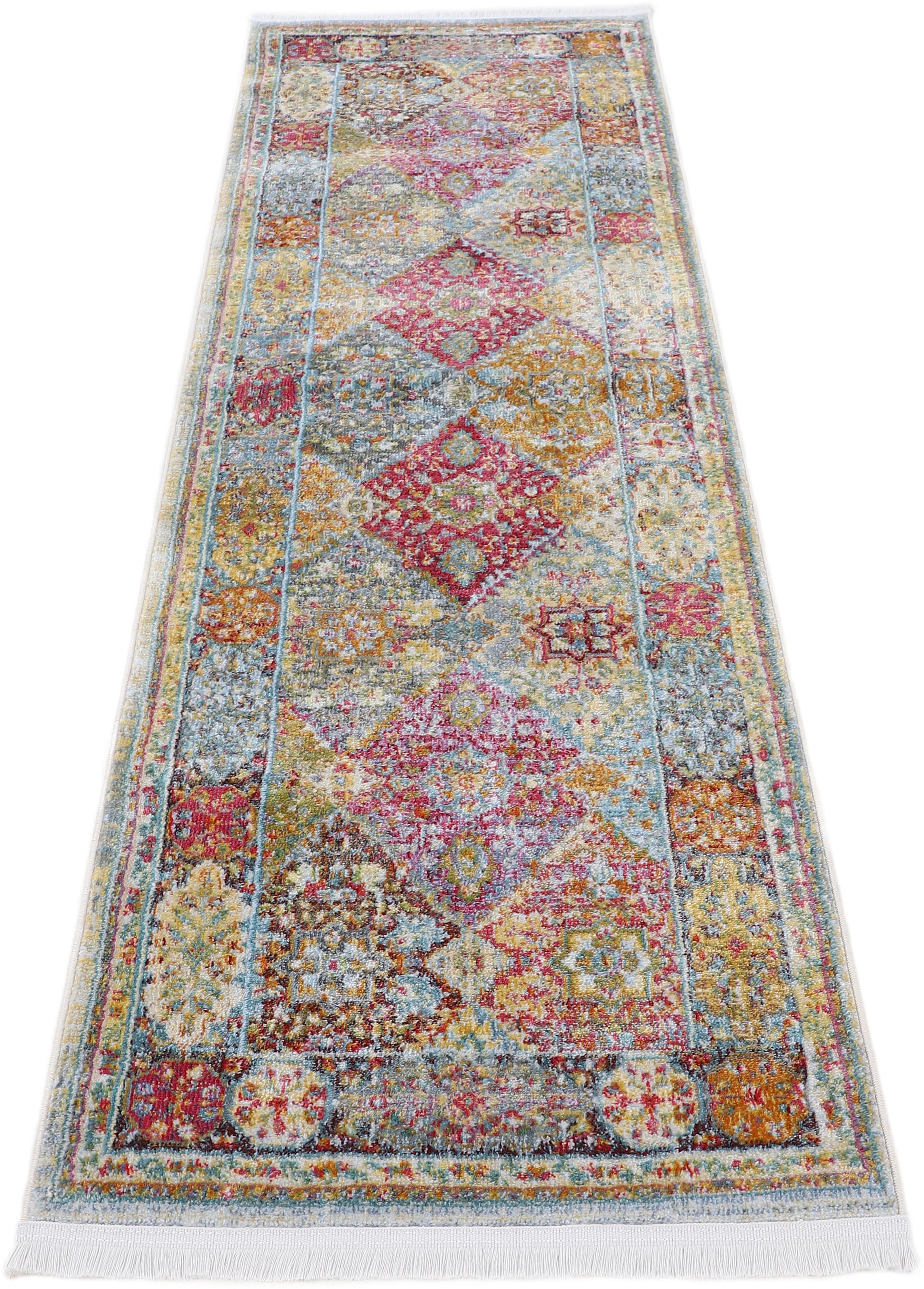 carpetfine Teppich "Harleen, auch als Läufer" rechteckig 8 mm Höhe Vintage günstig online kaufen