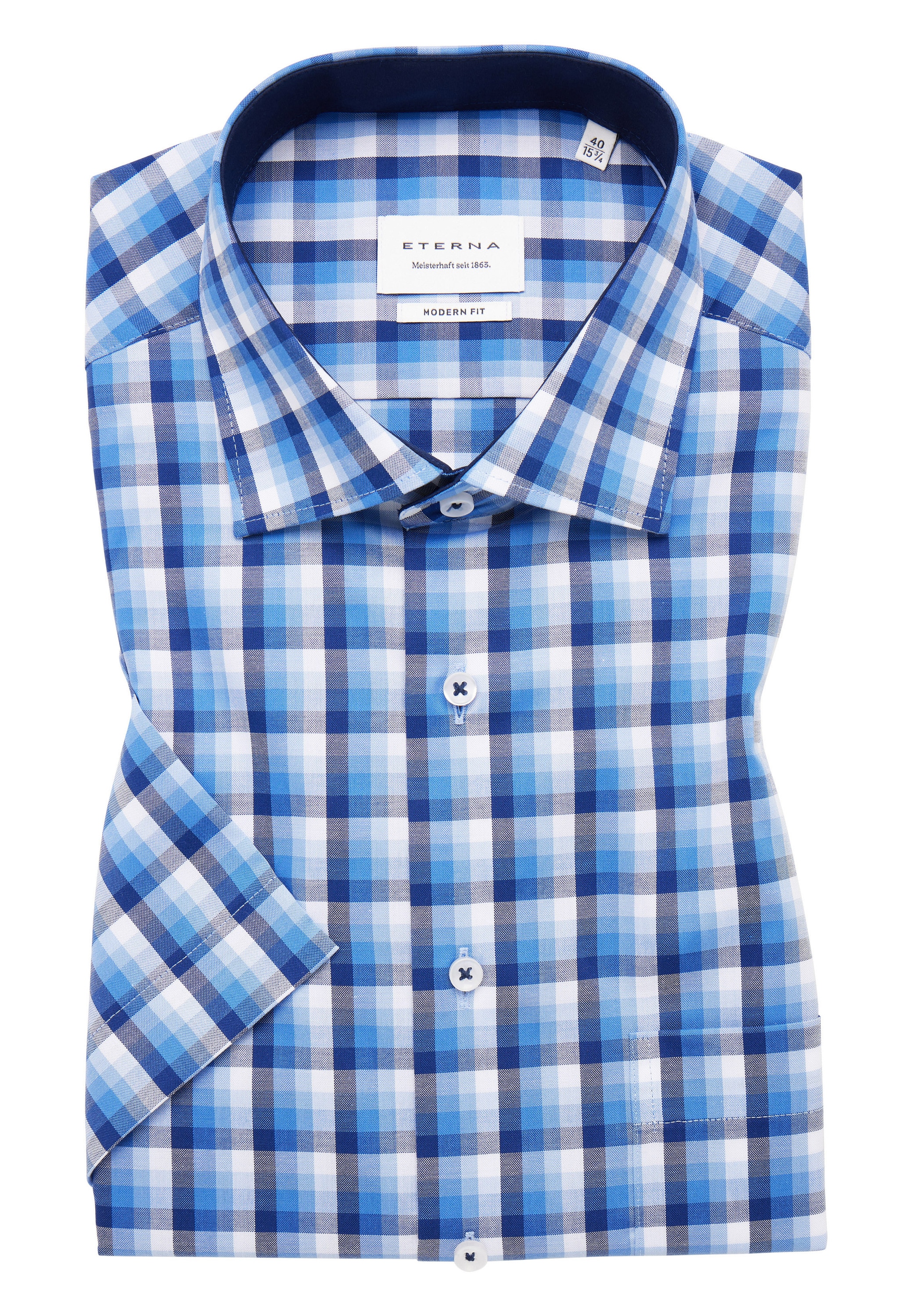 Eterna Kurzarmhemd »MODERN FIT« NON IRON (bügelfrei)