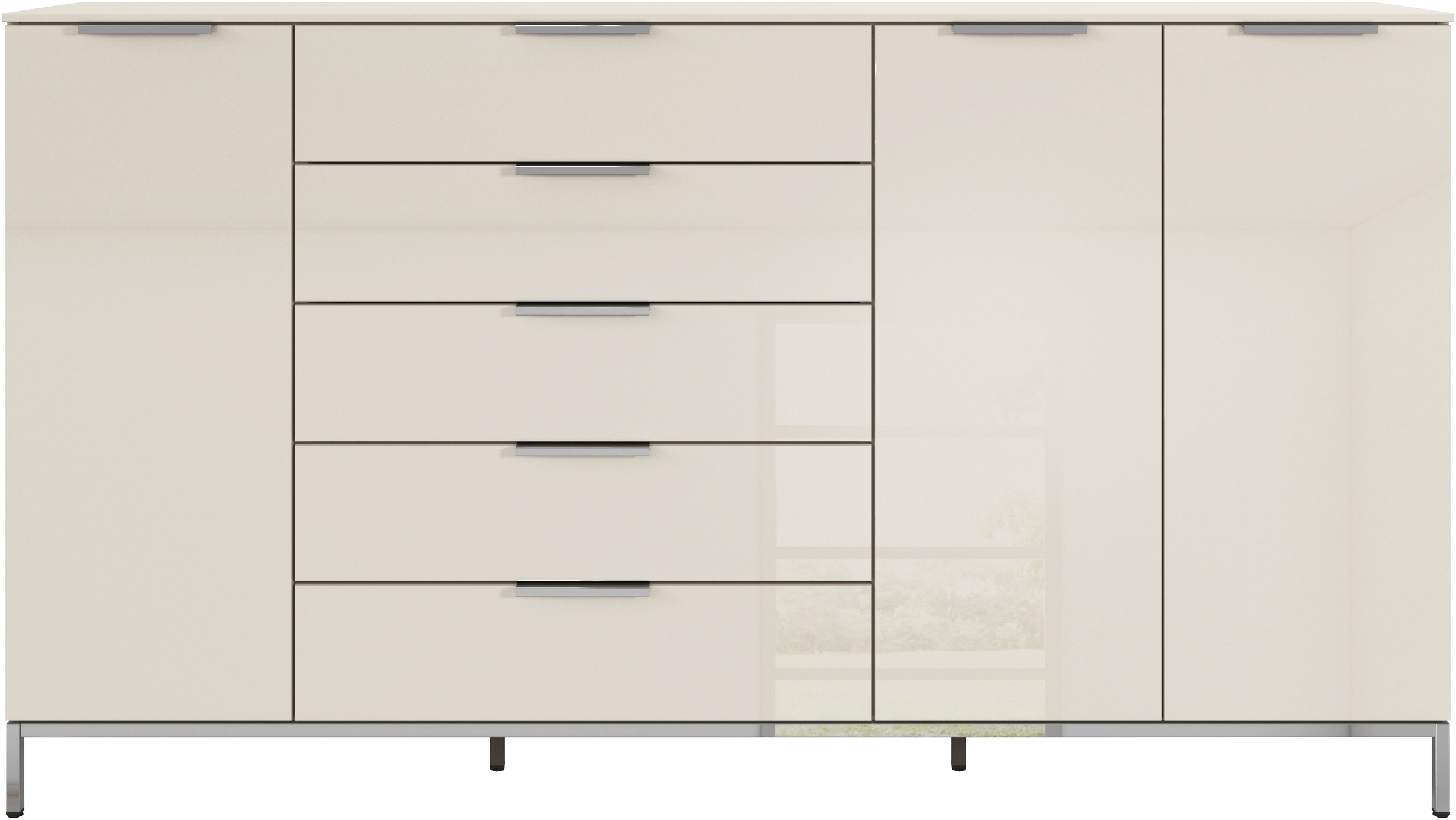 rauch Kombikommode "Kommode Türkommode Sideboard Kombikommode FLIPP mit Gla günstig online kaufen