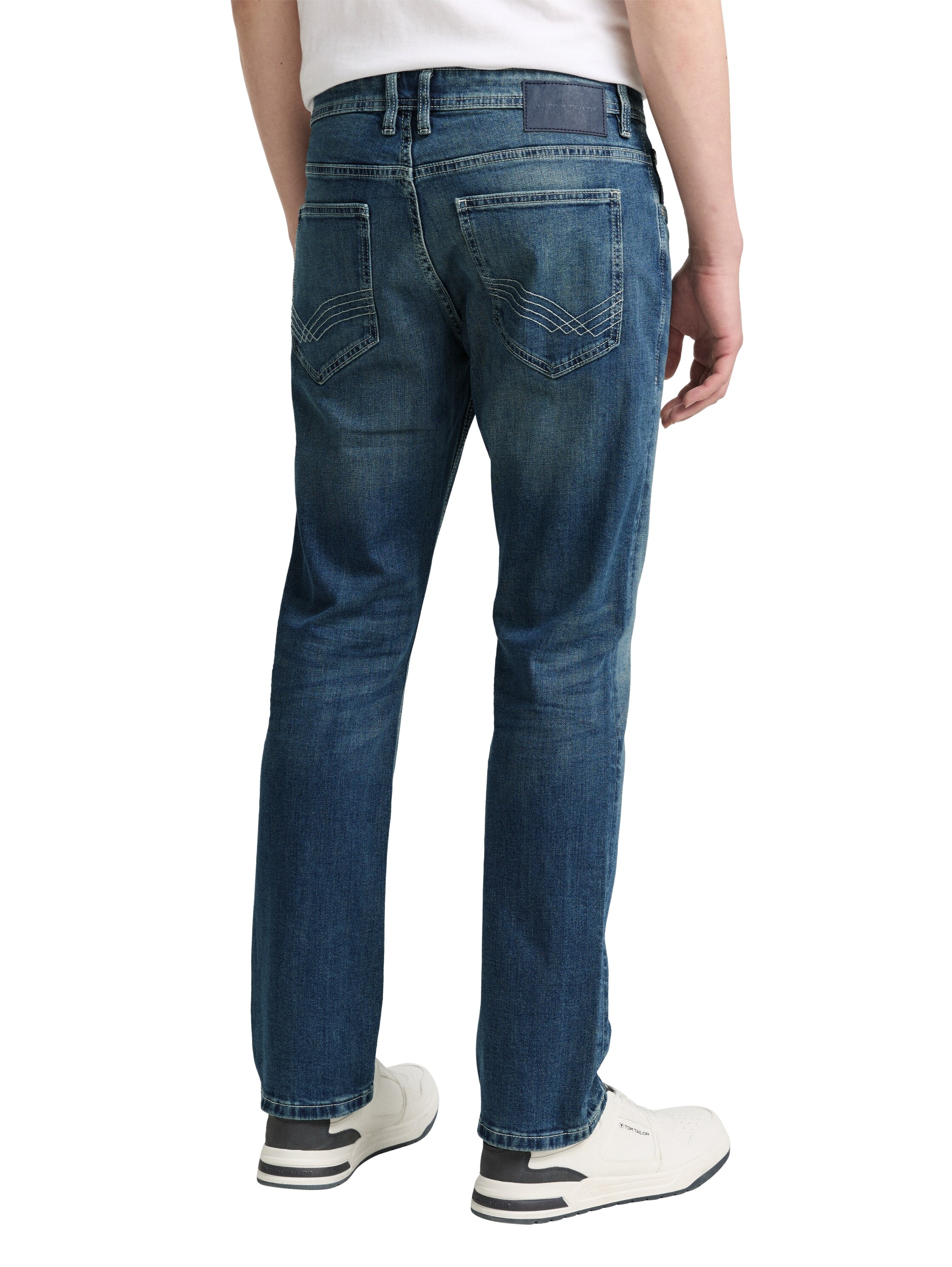 Tom Tailor Herren Jeans MARVIN STRAIGHT - Mid Waist - Straight Fit - Blau S günstig online kaufen