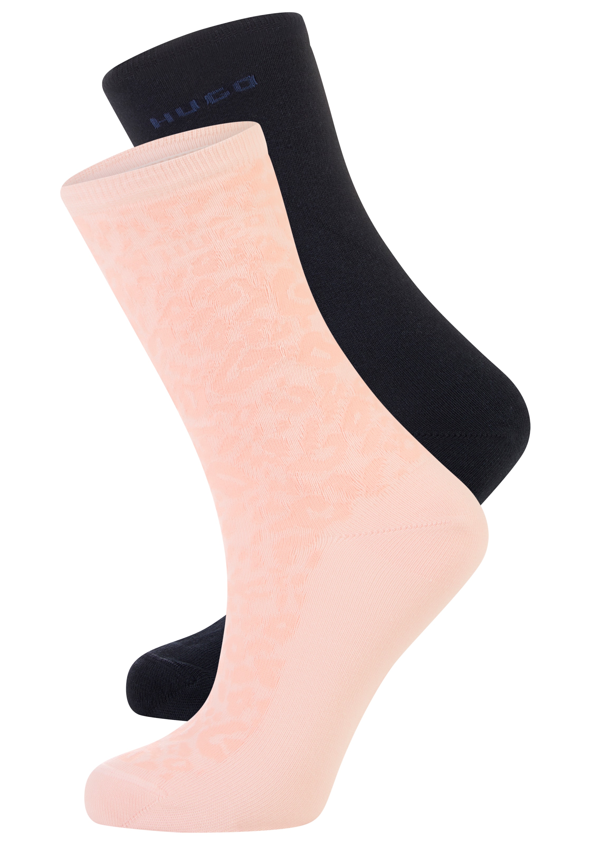 HUGO Underwear Socken "LEO LOGO" Packung, 2 Paar tlg. mit HUGO-Schriftzug günstig online kaufen