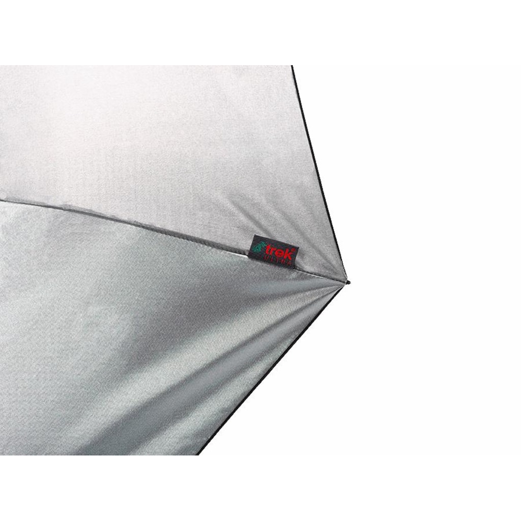 EuroSCHIRM® Taschenregenschirm »light trek® ultra, silber«