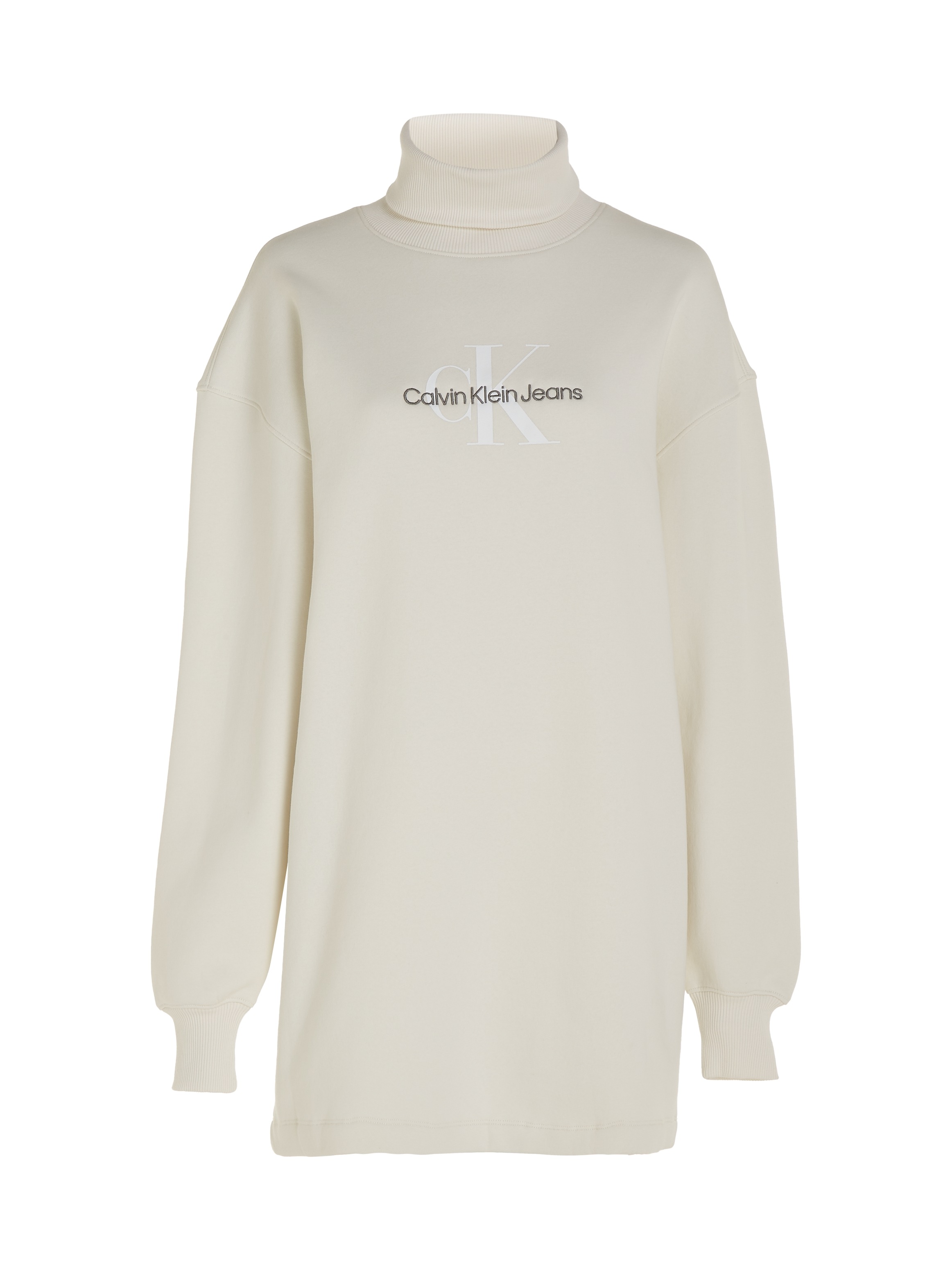 Calvin Klein Jeans Sweatkleid »MONOLOGO ROLL NECK DRESS« kaufen | BAUR