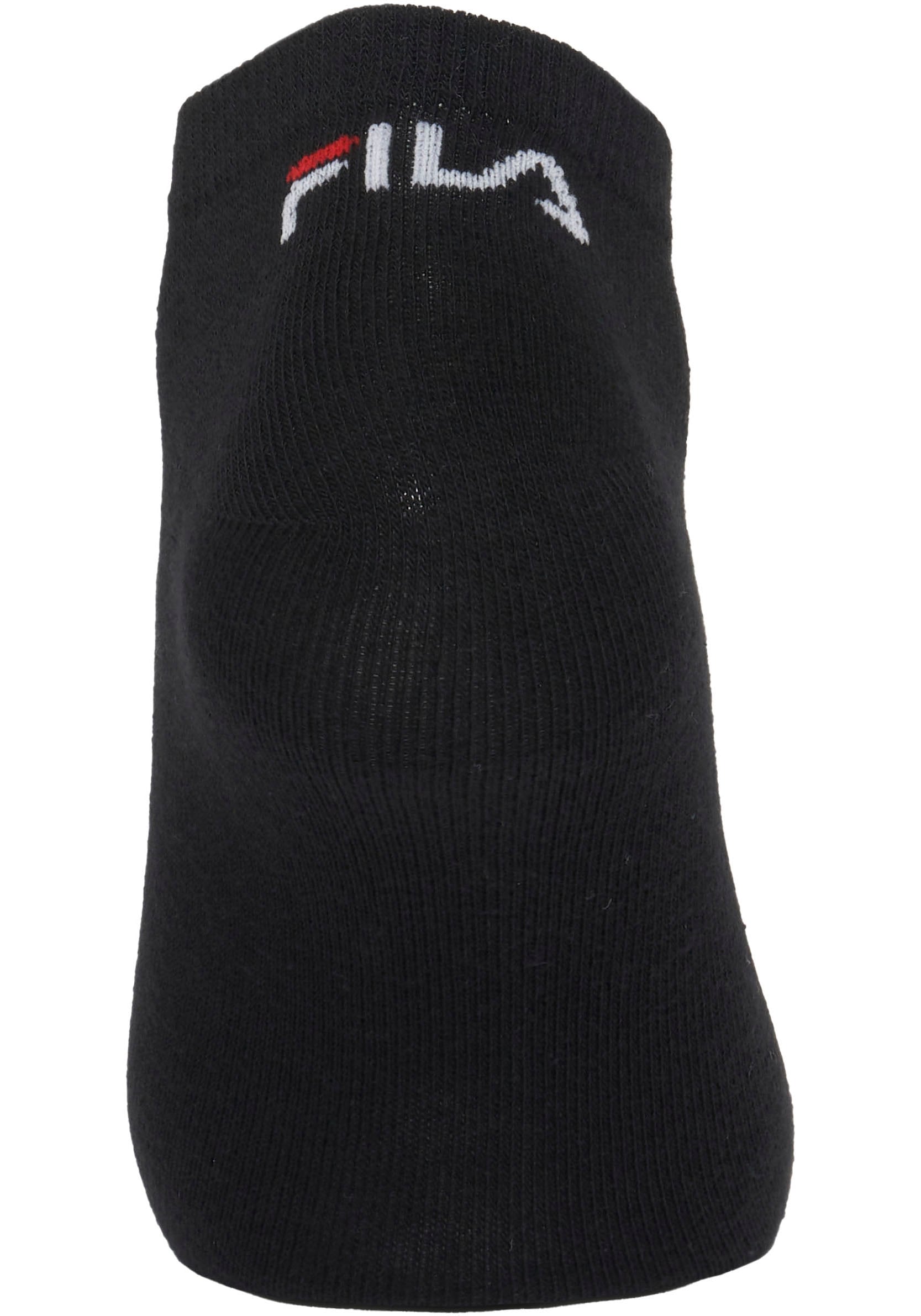 Fila Sneakersocken »UNISEX INVISIBLE PLAIN SOCKS«, (3 Paar), mit eingestricktem Logo an der Ferse