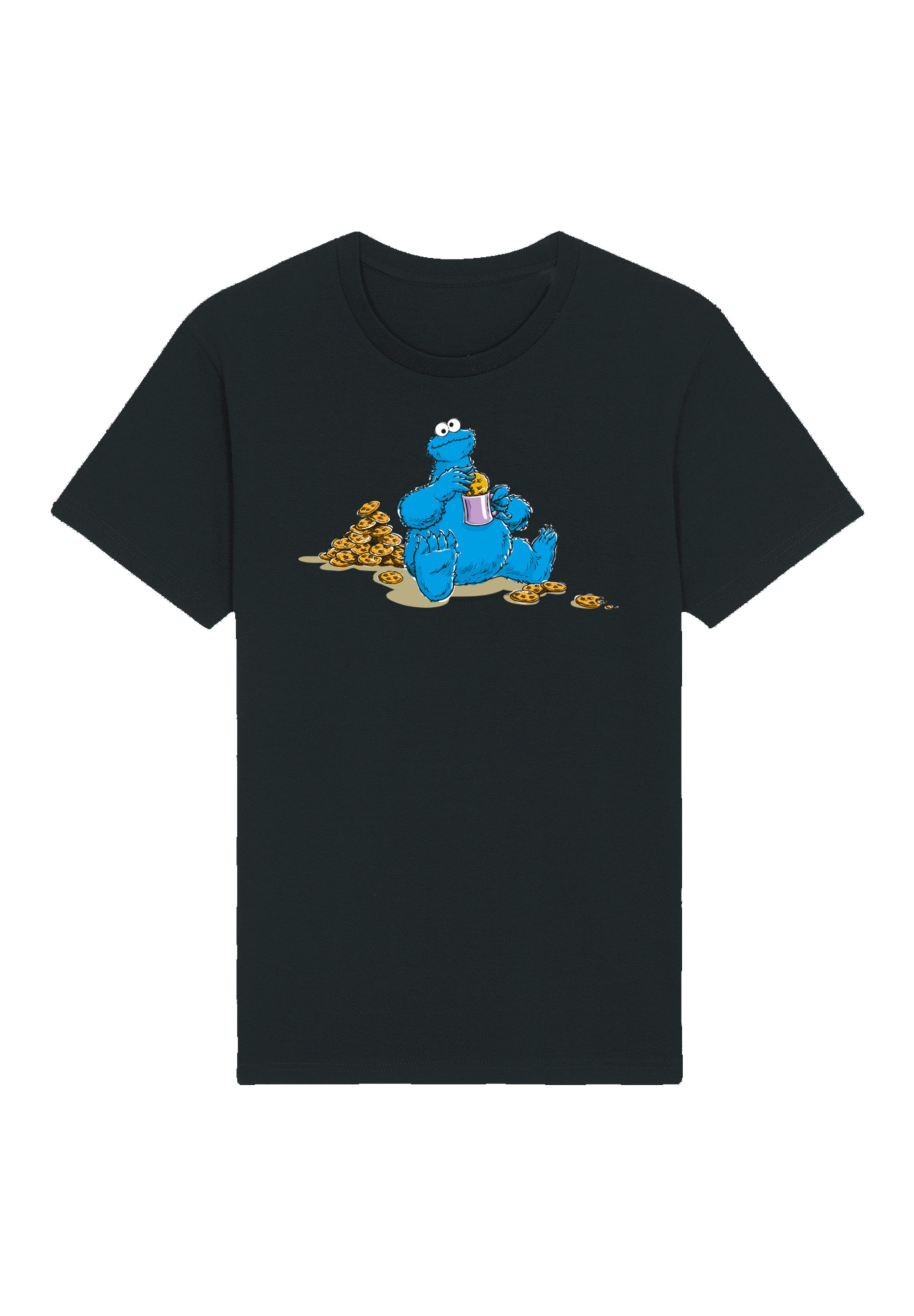 F4NT4STIC T-Shirt "Sesamstraße Cookie Monster Coockietime", Premium Qualitä günstig online kaufen