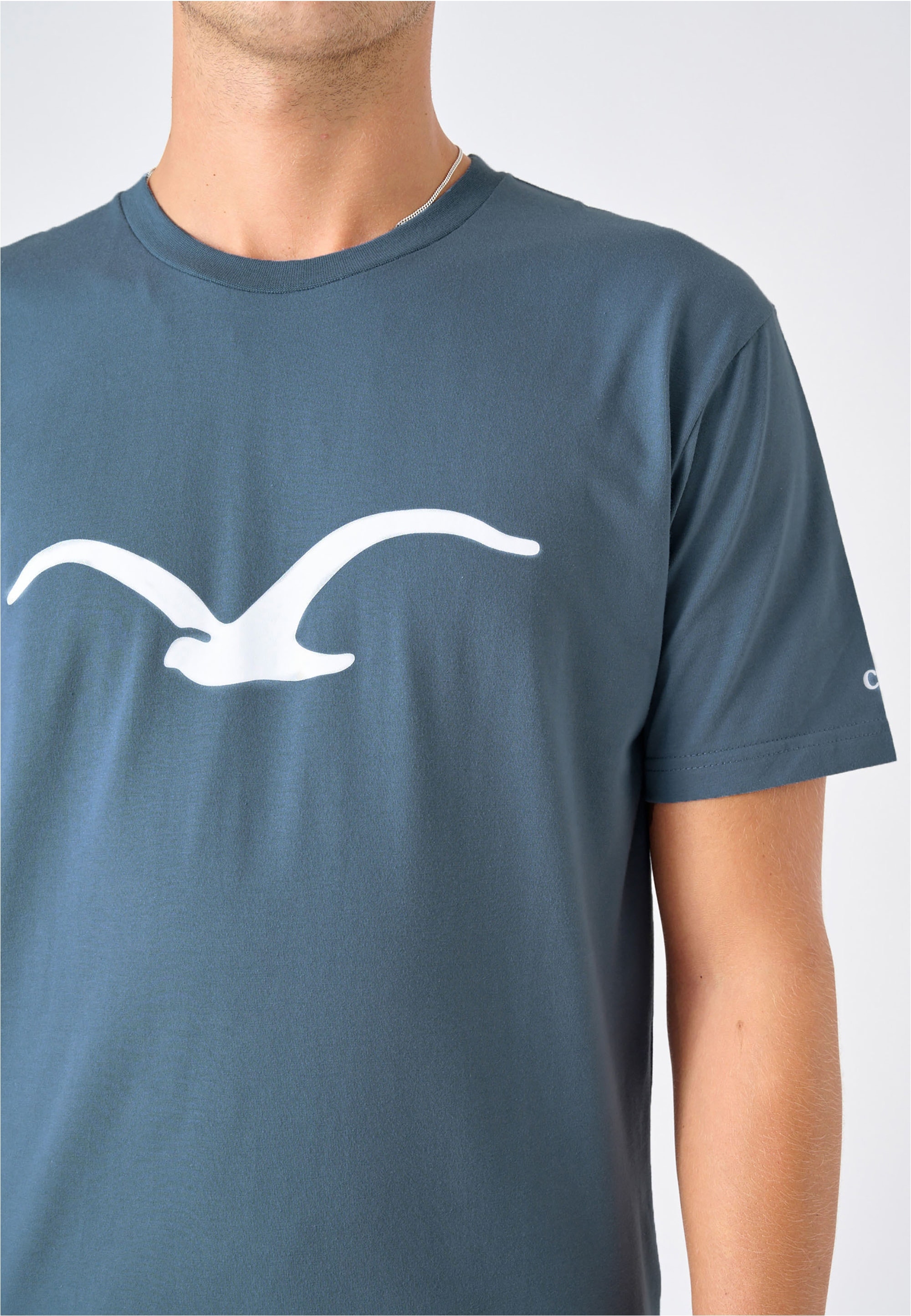 Cleptomanicx T-Shirt »Mowe«, mit klassischem Print