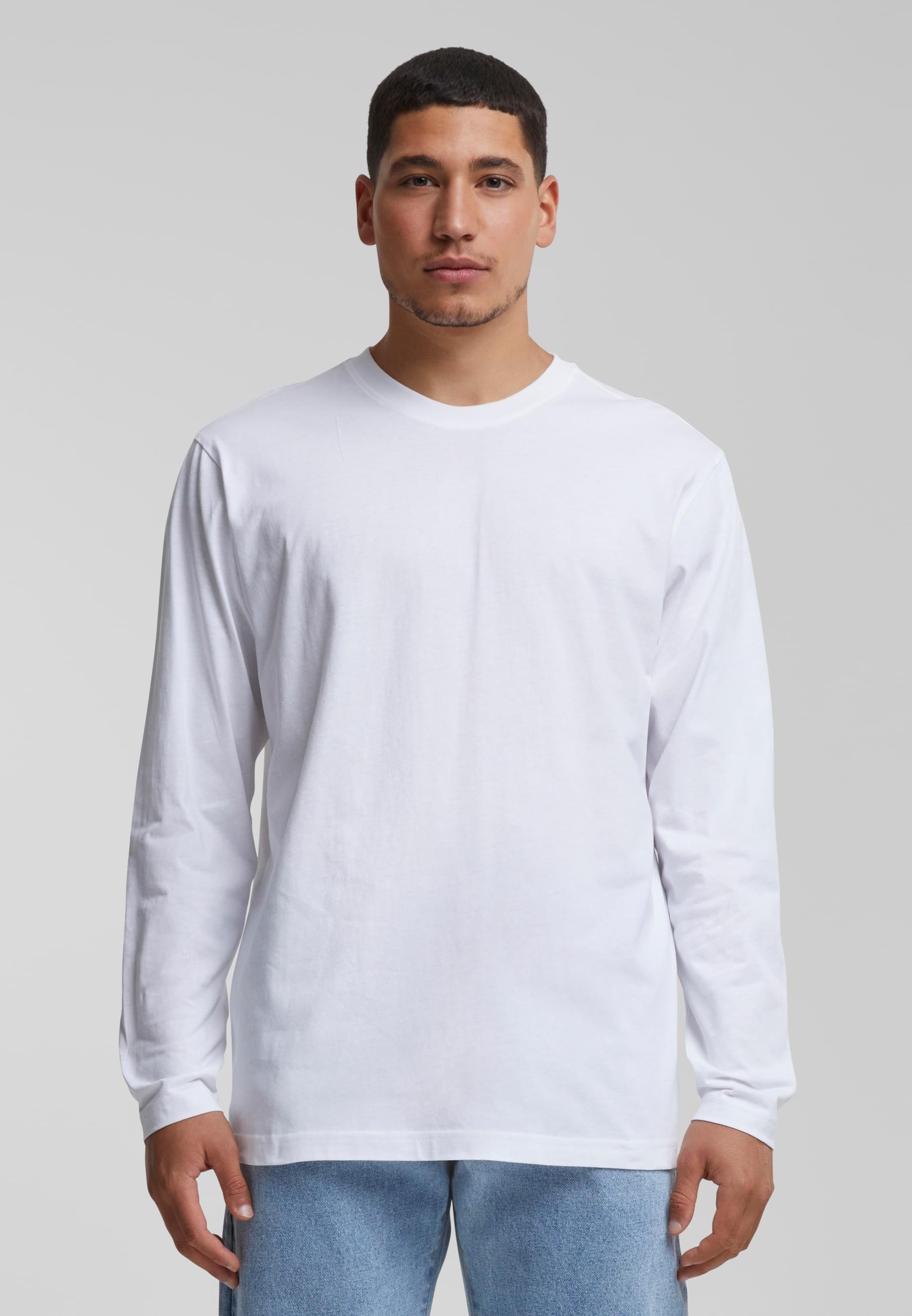 URBAN CLASSICS Longsleeve »Urban Classics Herren Basic Longsleeve«, (1 tlg.)