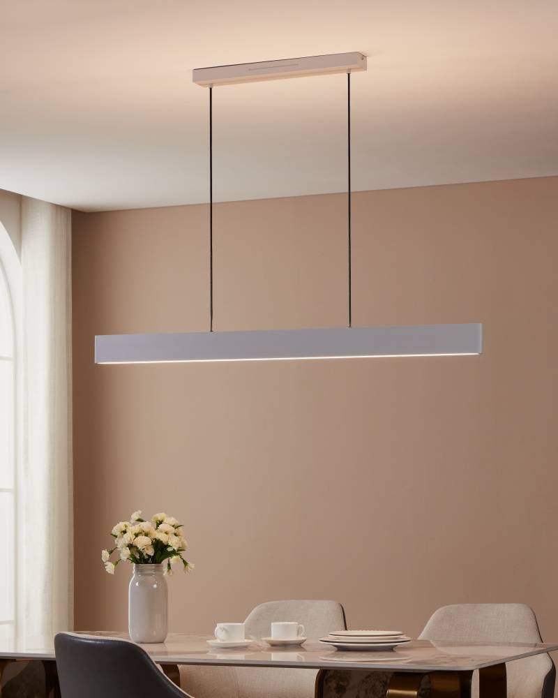 EGLO Hängeleuchte »ANDREAS-Z«, 2 flammig, Leuchtmittel LED-Modul | LED fest integriert, Hängelampe, ZigBee, App und Sprachsteuerung Alexa, RGB, dimmbar