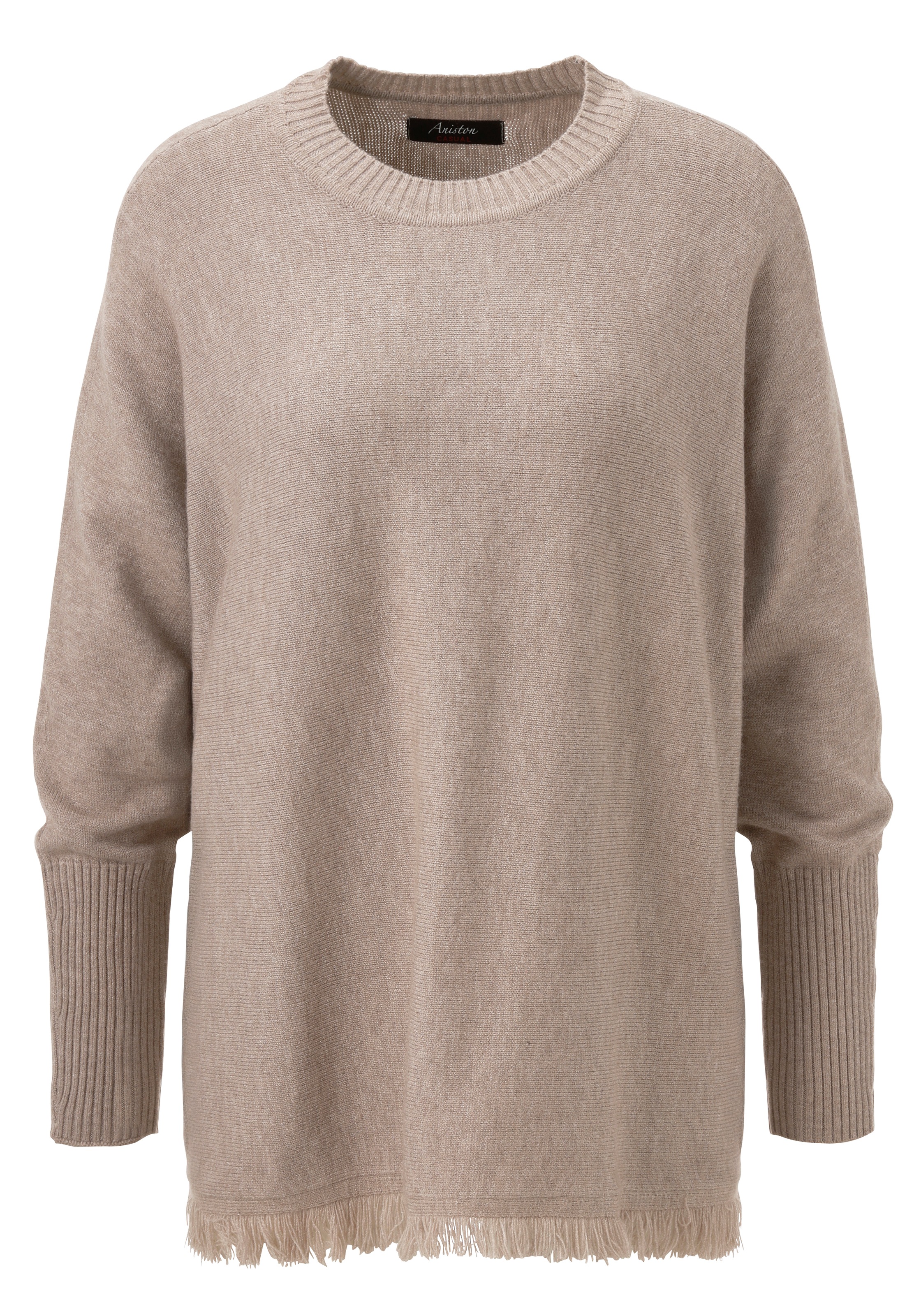 Aniston CASUAL Strickpullover, mit eingestricktem Stern im Rücken - NEUE KOLLEKTION