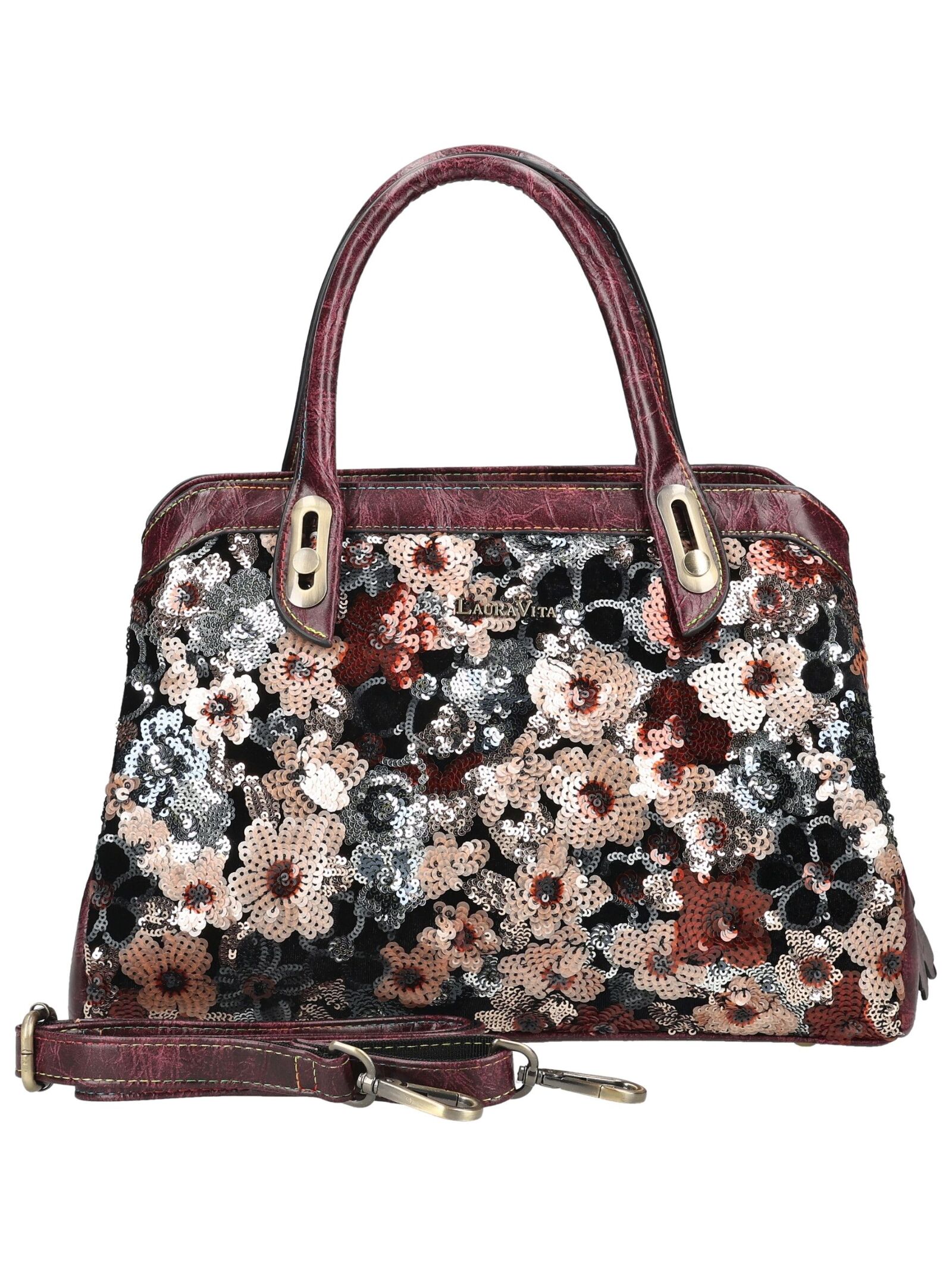 LAURA VITA Henkeltasche "LAURA VITA Taschen Lederimitat/Textil"