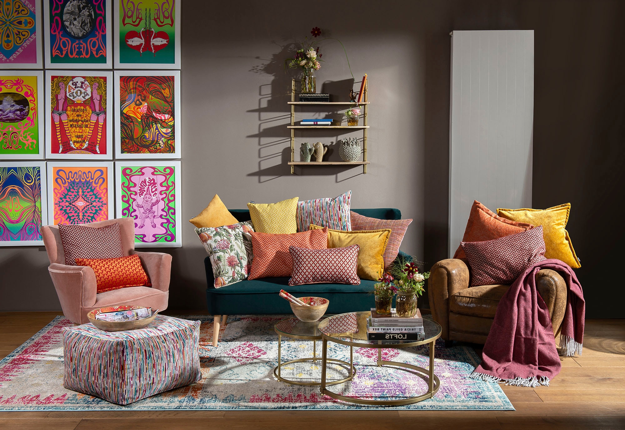 H.O.C.K. Dekokissen »Cord Wave« Kissenhülle mit Füllung, 1 Stück