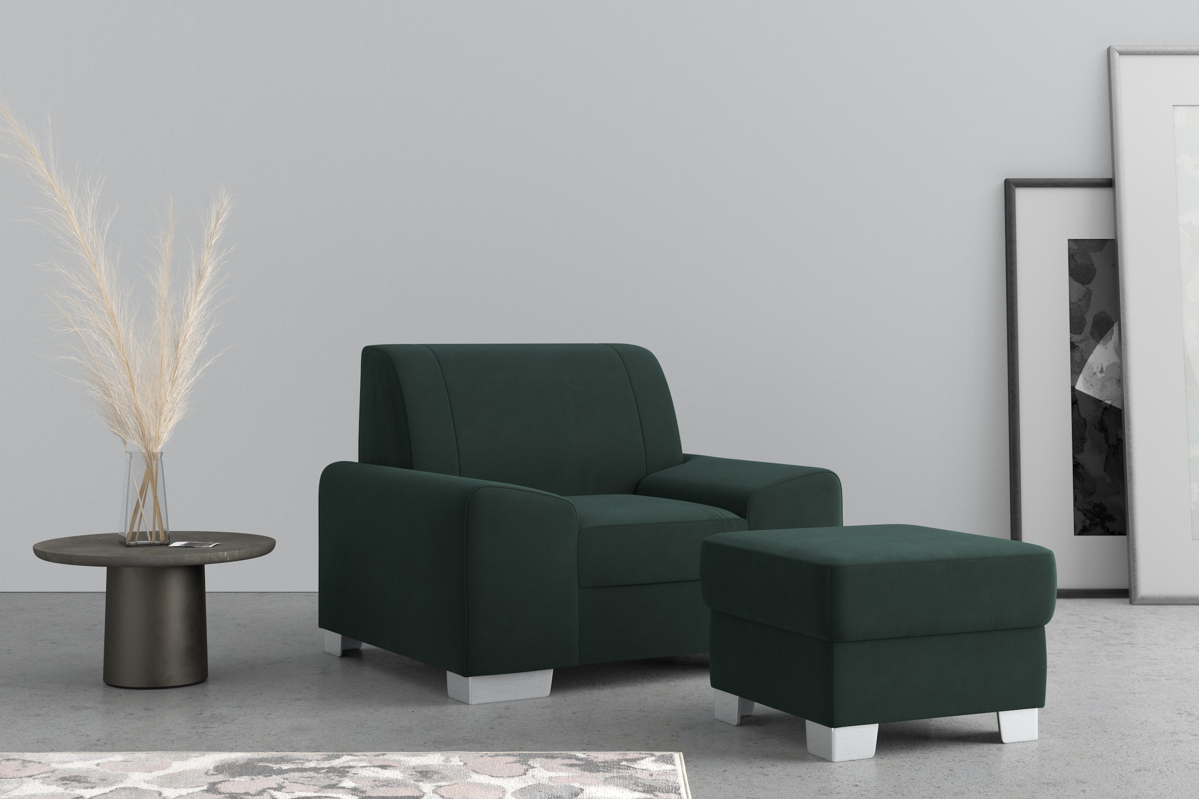 DOMO collection Sessel »Anzio«, wahlweise mit Federkern