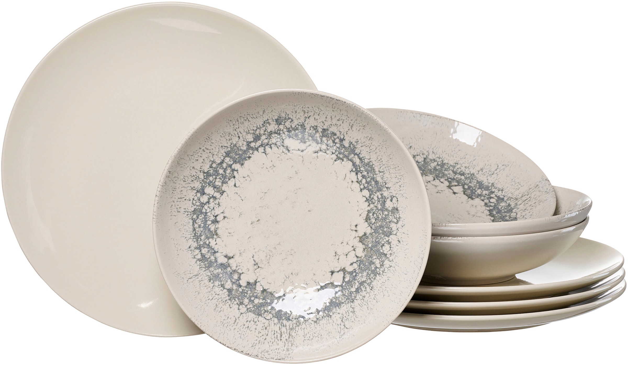 Ritzenhoff & Breker Tafelservice "Cecina" Teller Set, Geschirr-Set, seidig günstig online kaufen