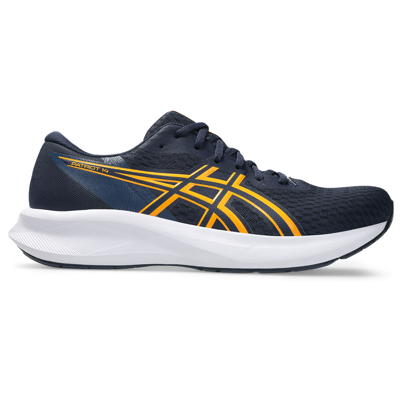 Asics Laufschuh »PATRIOT 14«  atmungsaktives Mesh-Obermaterial, Energiegeladene Mittelsohle