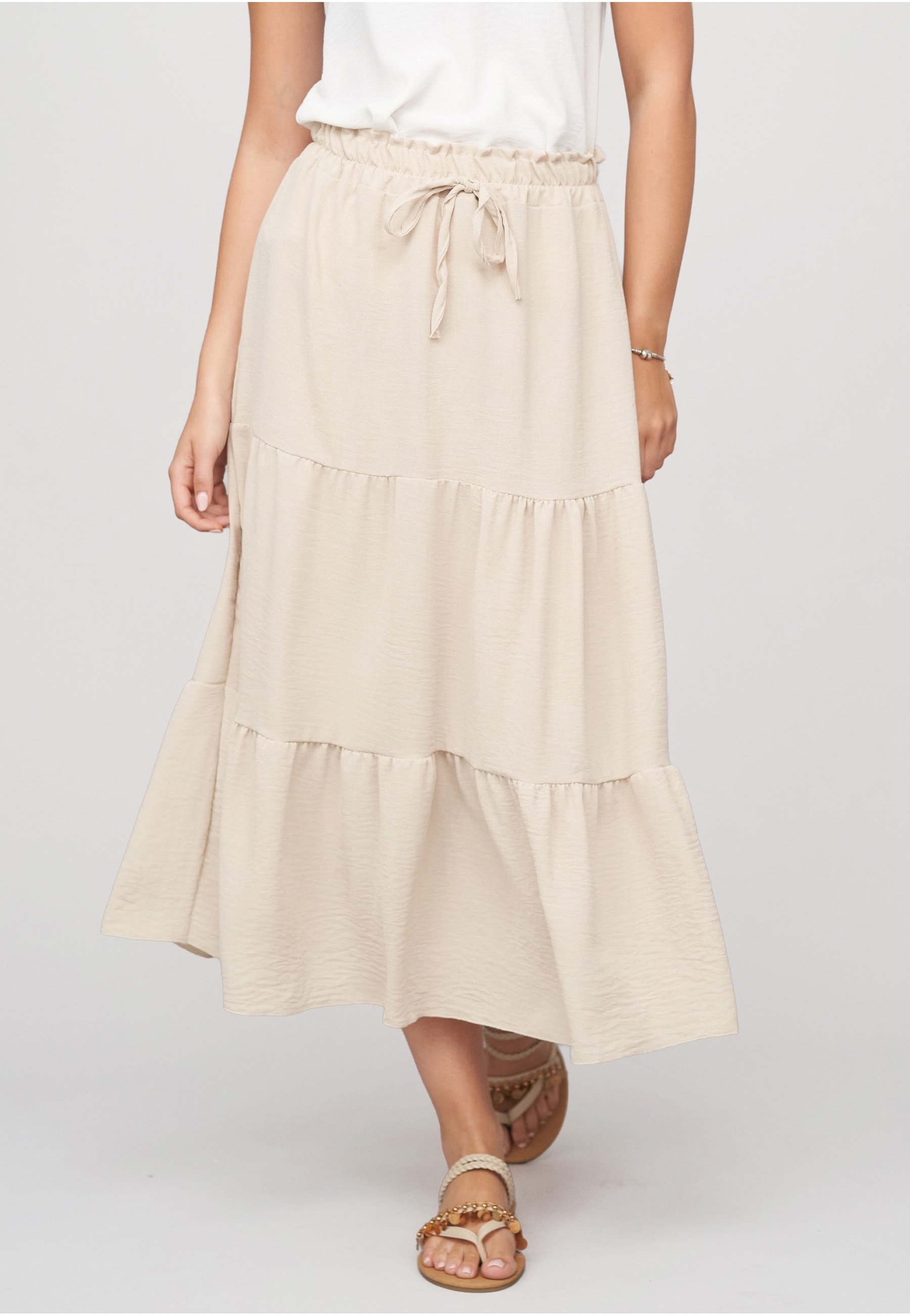 CLOUD 5IVE Maxirock »CLOUD 5IVE Tiered Skirt« 1