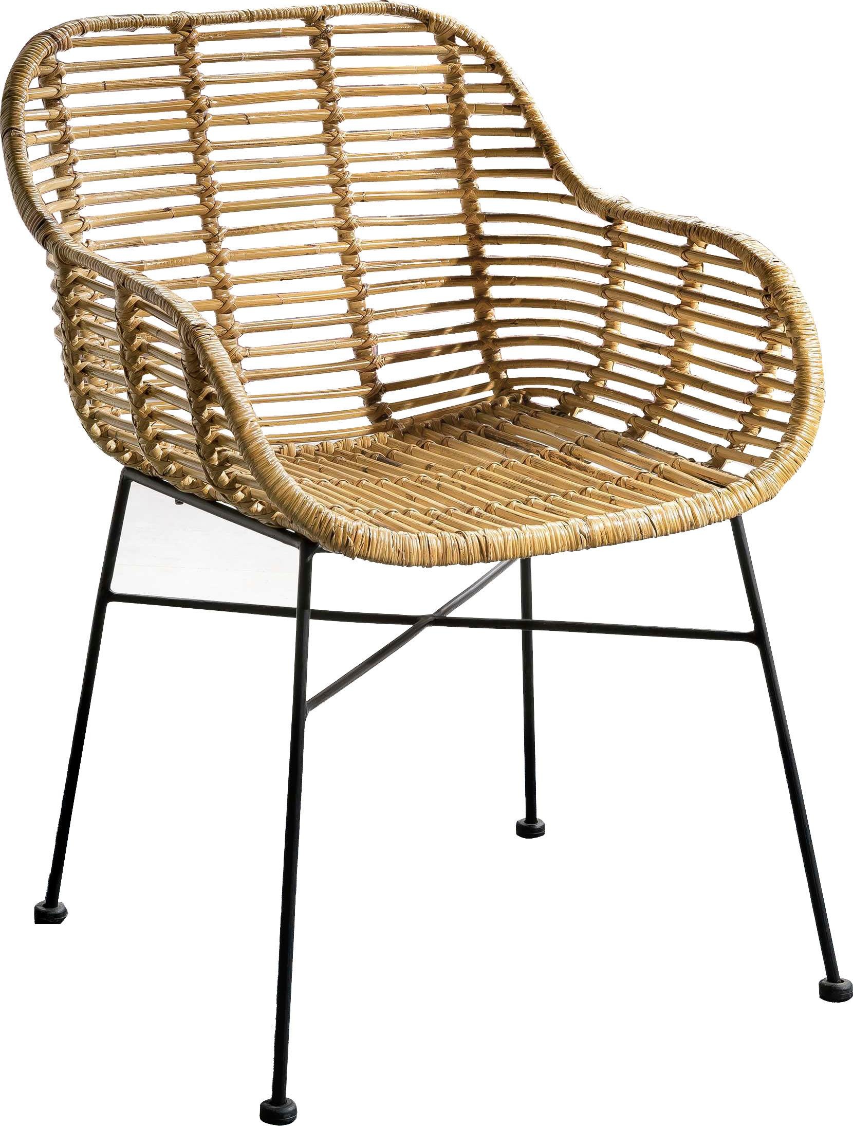 SIT Rattanstuhl "Rattan Vintage" (Set) 2 Stk. mit Armlehnen, Shabby Chic, V günstig online kaufen