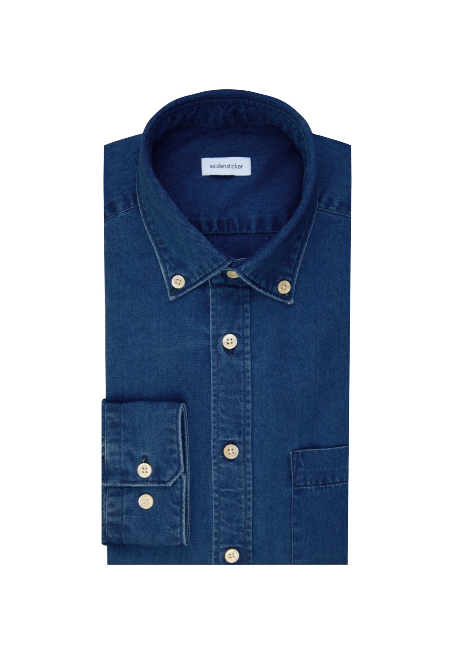 seidensticker Businesshemd »Schwarze Rose«, Regular Langarm Button-Down-Kragen Uni