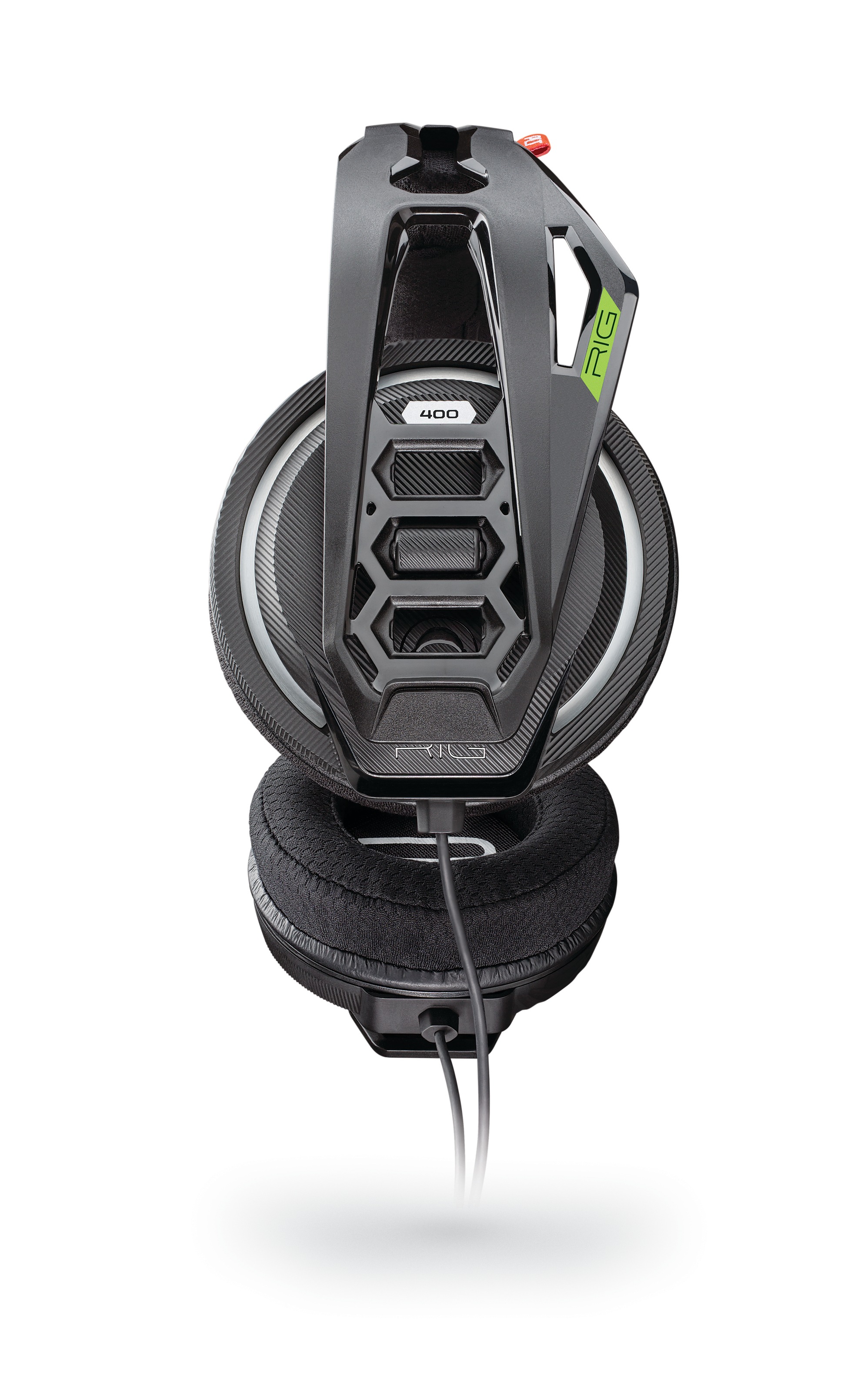 nacon Gaming-Headset »Nacon RIG 400HX Gaming-Headset, schwarz, 3,5 mm Klinke«, Geräuschisolierung-Mikrofon abnehmbar-Rauschunterdrückung, kabelgebunden, Stereo, Over ear, PC, Xbox One, Mac