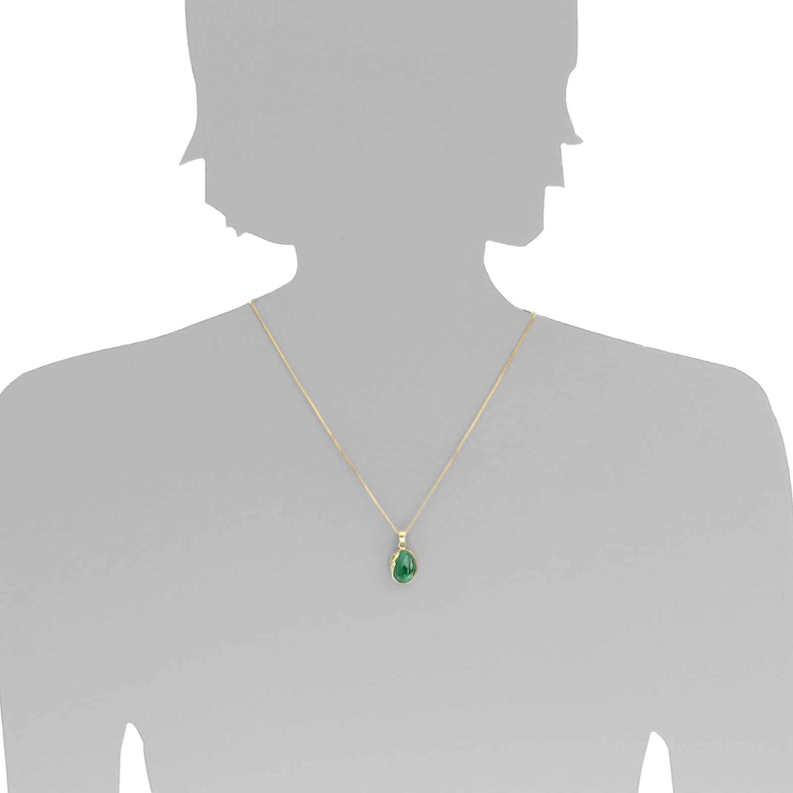 OSTSEE-SCHMUCK Kette mit Anhänger »Ostsee-Schmuck Kette mit Anhänger Melanie«, (2 tlg.)