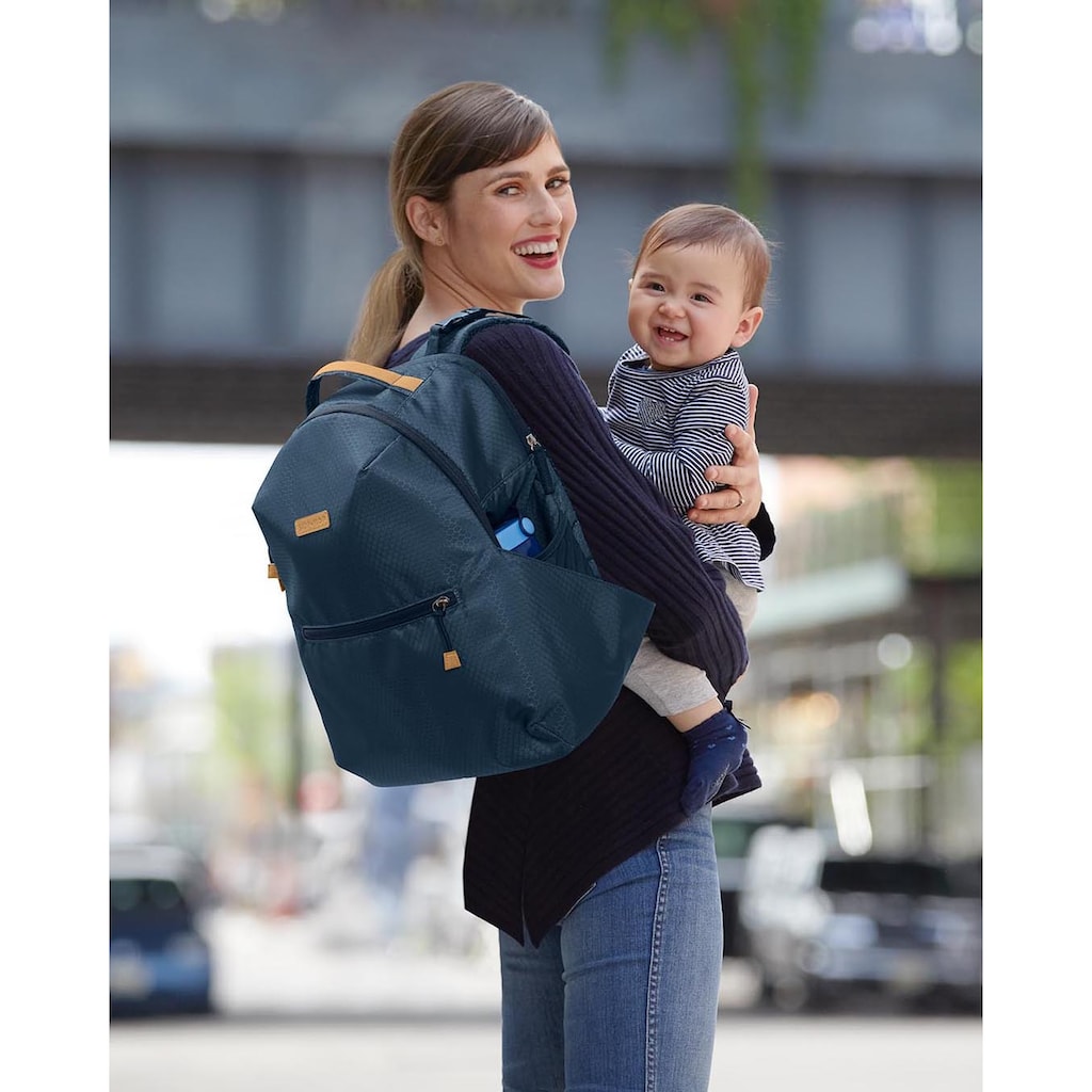 Skip Hop Wickelrucksack »Go Envi, blau-grau«