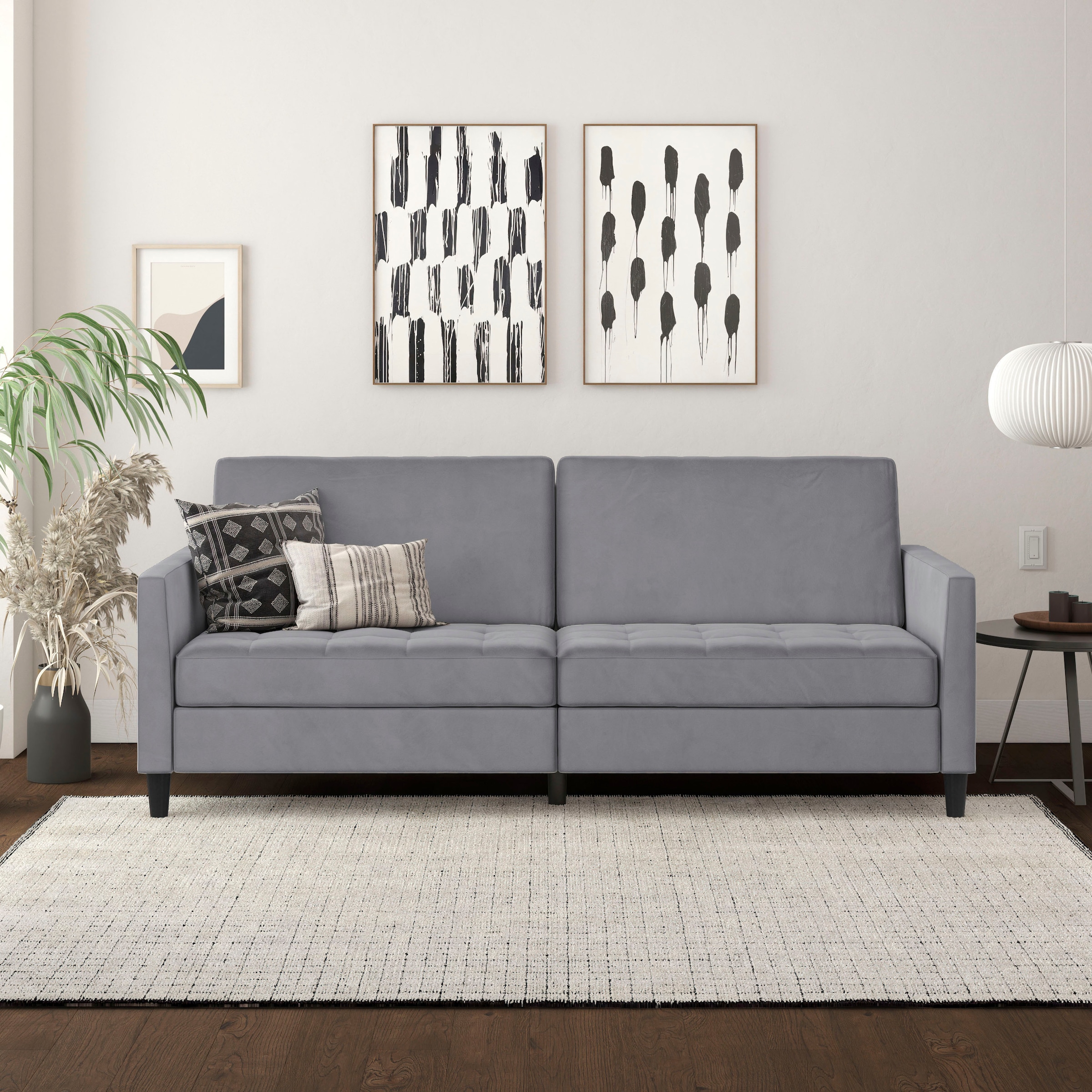 Dorel Home 3-Sitzer »Presley«, Sofa mit Bett-Funktion und verstellbarer Rückenlehne