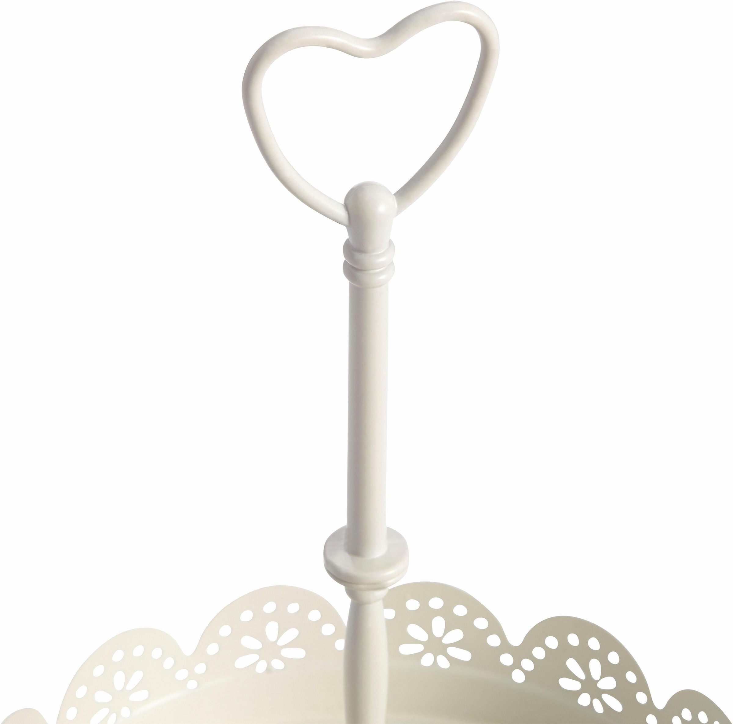 Thumbnail - OTTO home Dekoetagere "mit schönen, verspielten Ausstanzungen und Details" Etagere 3-stufig, Höhe 42 cm, rund, aus Metal...