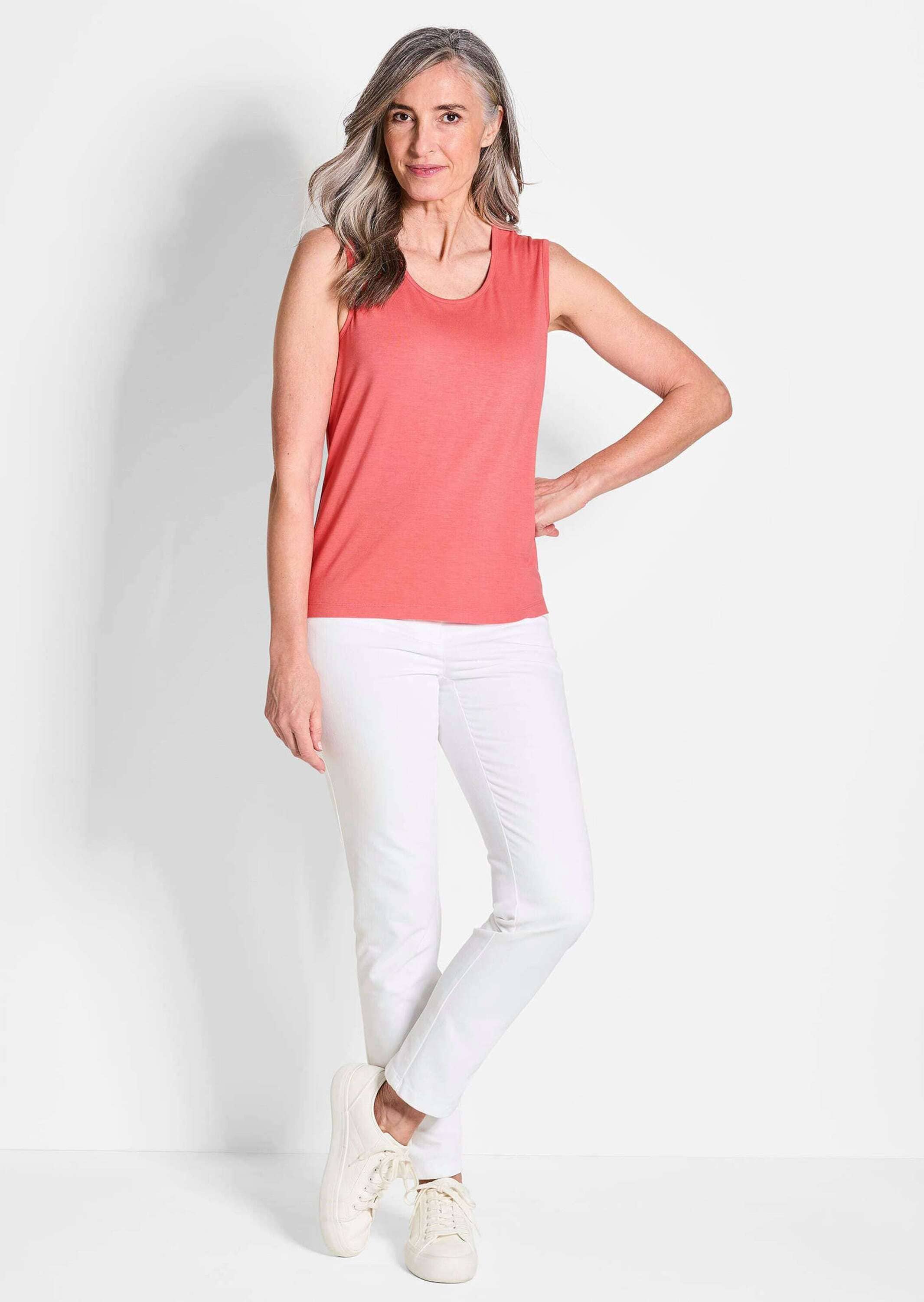 GOLDNER Trägertop »Kurzgröße Doppelpack aus weichem Viskose-Jersey«