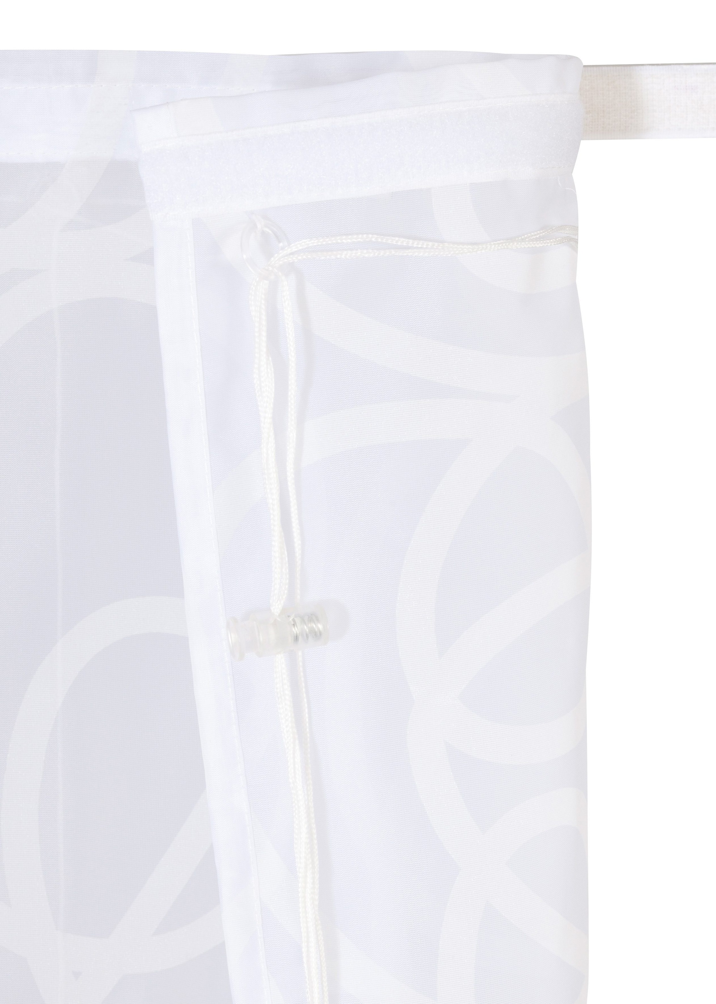 my home Raffrollo BAUR Klettschiene, Transparent, mit Voile, Polyester | »Tanaro«, bestellen