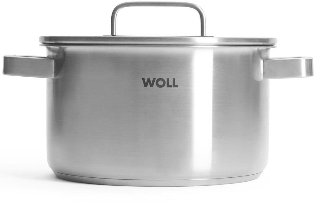 WOLL Topf-Set »Steel«, Edelstahl, (Set, 10 tlg.), hochwertiger, korrosionsbeständiger Edelstahl