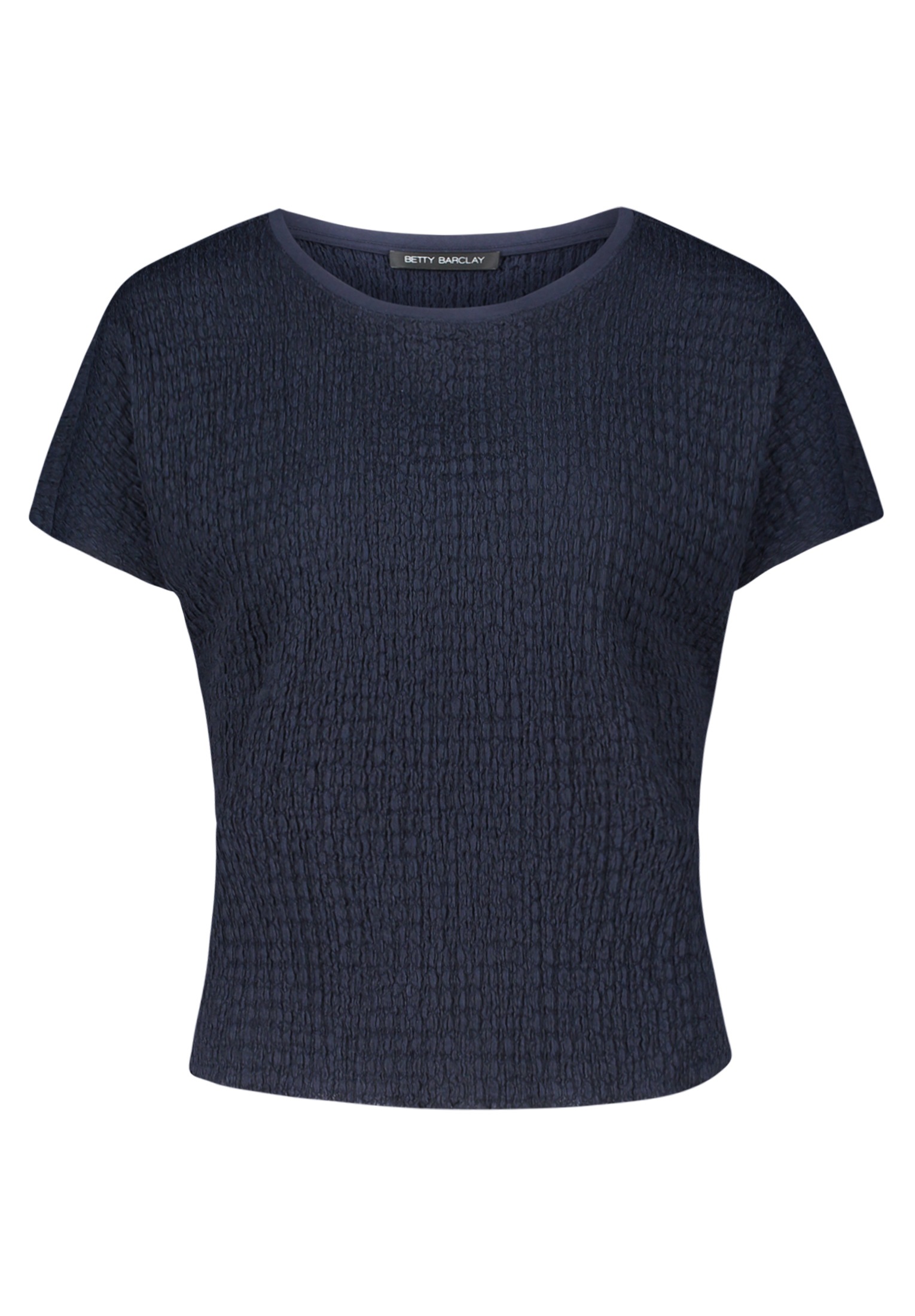 Betty Barclay Kurzarmshirt "Betty Barclay Strukturshirt mit U-Boot-Ausschni günstig online kaufen