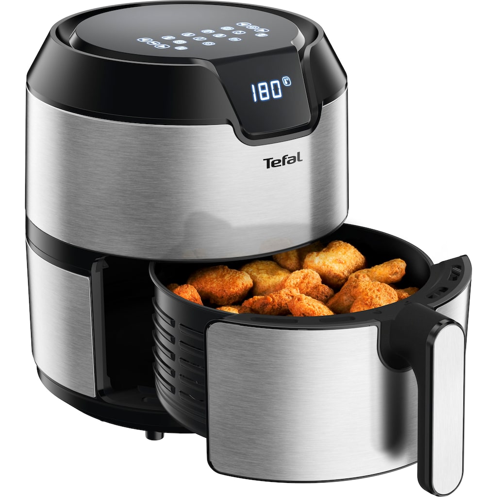 Tefal Heißluftfritteuse »EY401D.HERO Easy Fry Deluxe«, 1500 W, mit Zubehör, Fassungsvermögen 1,4 kg, 8 automatische Programme