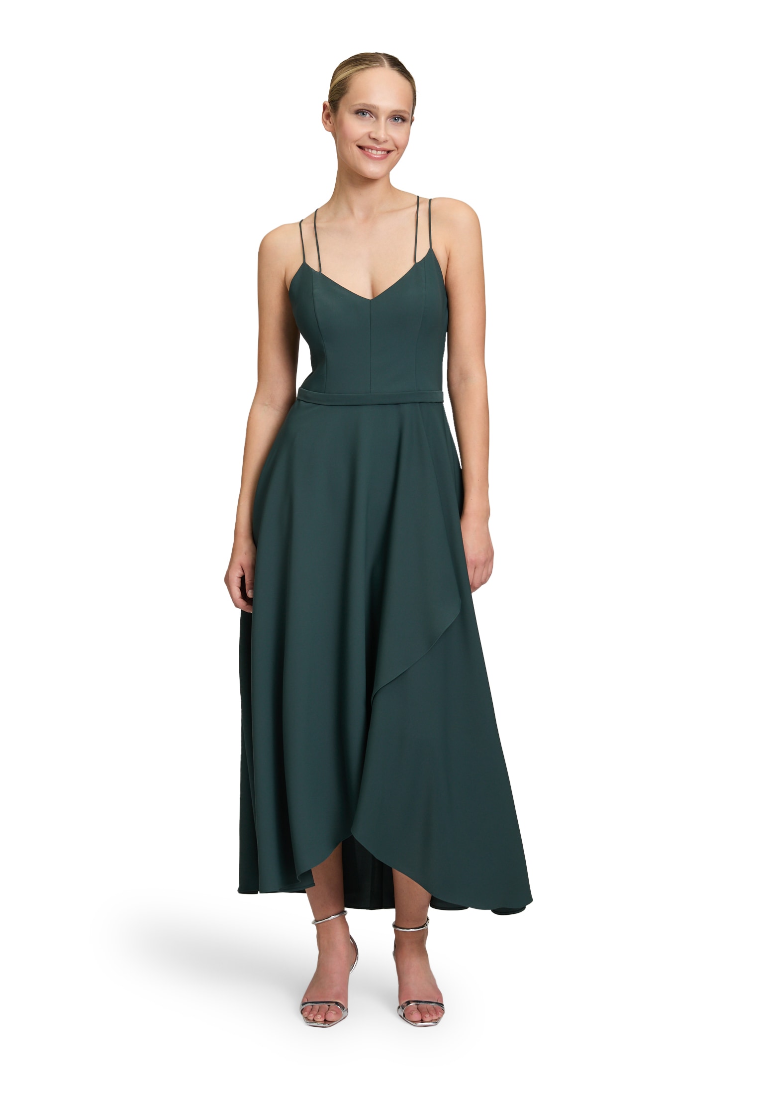 Vera Mont Abendkleid "Vera Mont Damen Abendkleid mit Volant", Design günstig online kaufen