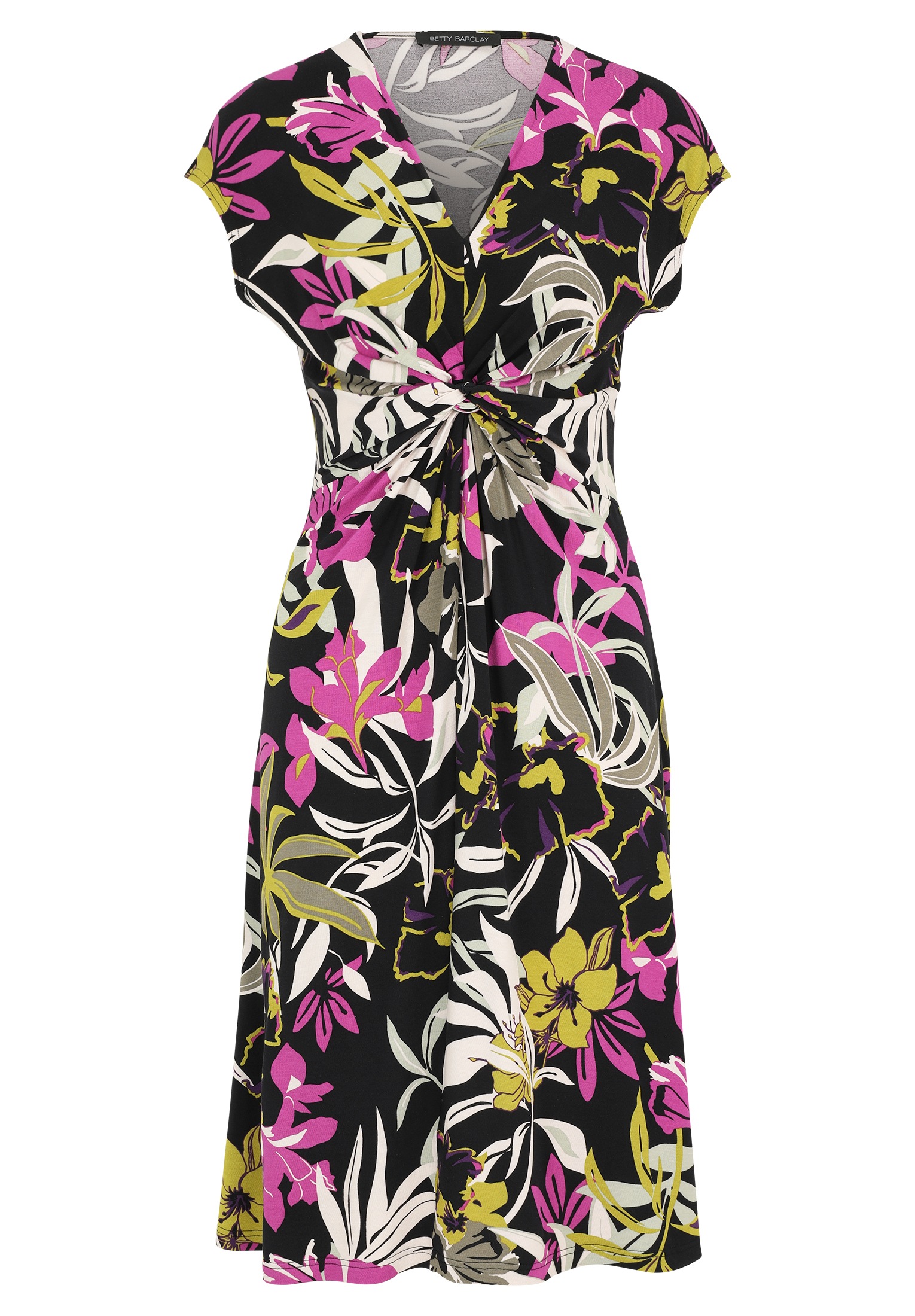 Betty Barclay Jerseykleid "Damen Sommerkleid Jerseykleid mit Raffung" Ohne günstig online kaufen
