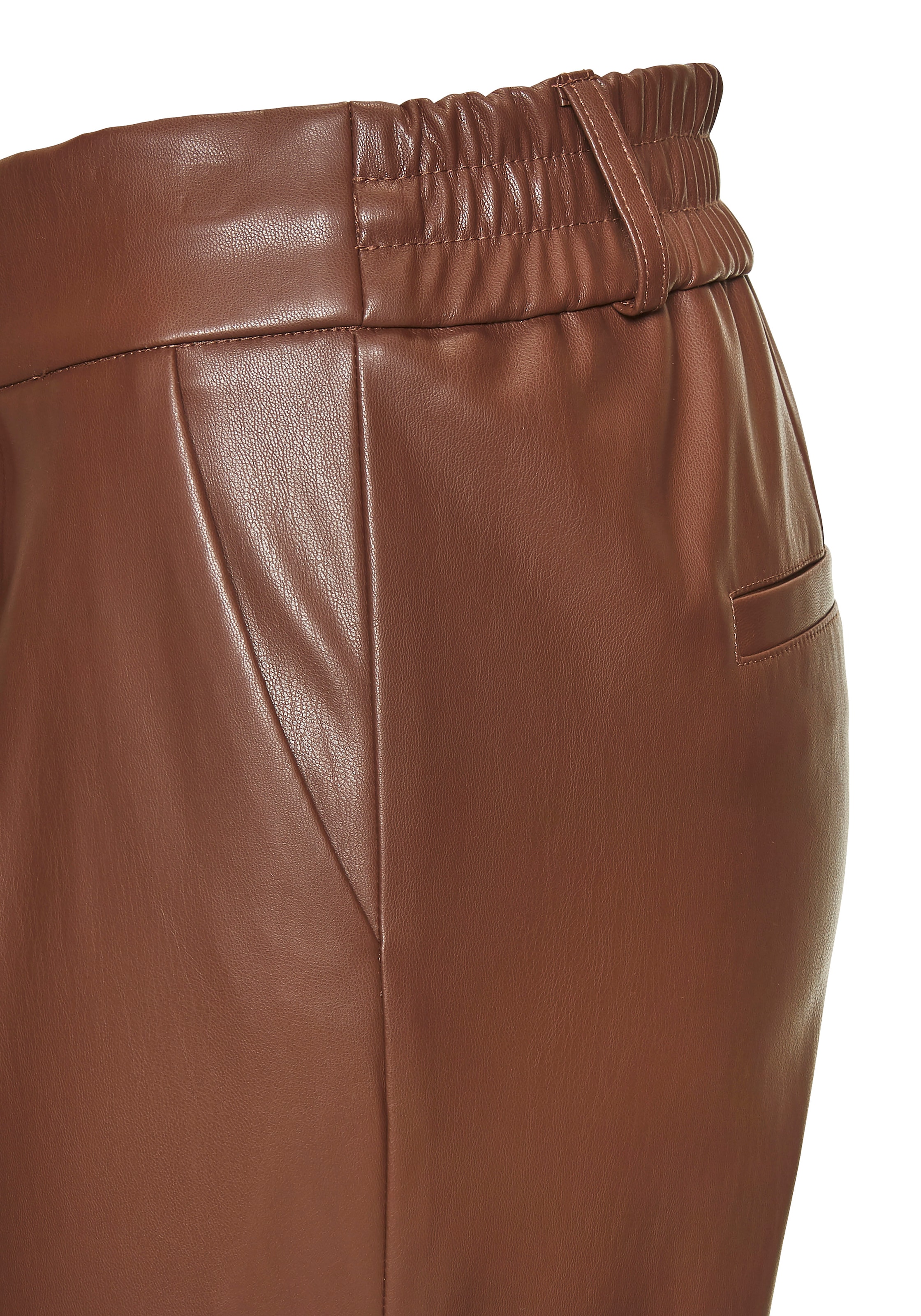 LASCANA Schlupfhose, aus Lederimitat, bequeme Stoffhose, elegant-chic