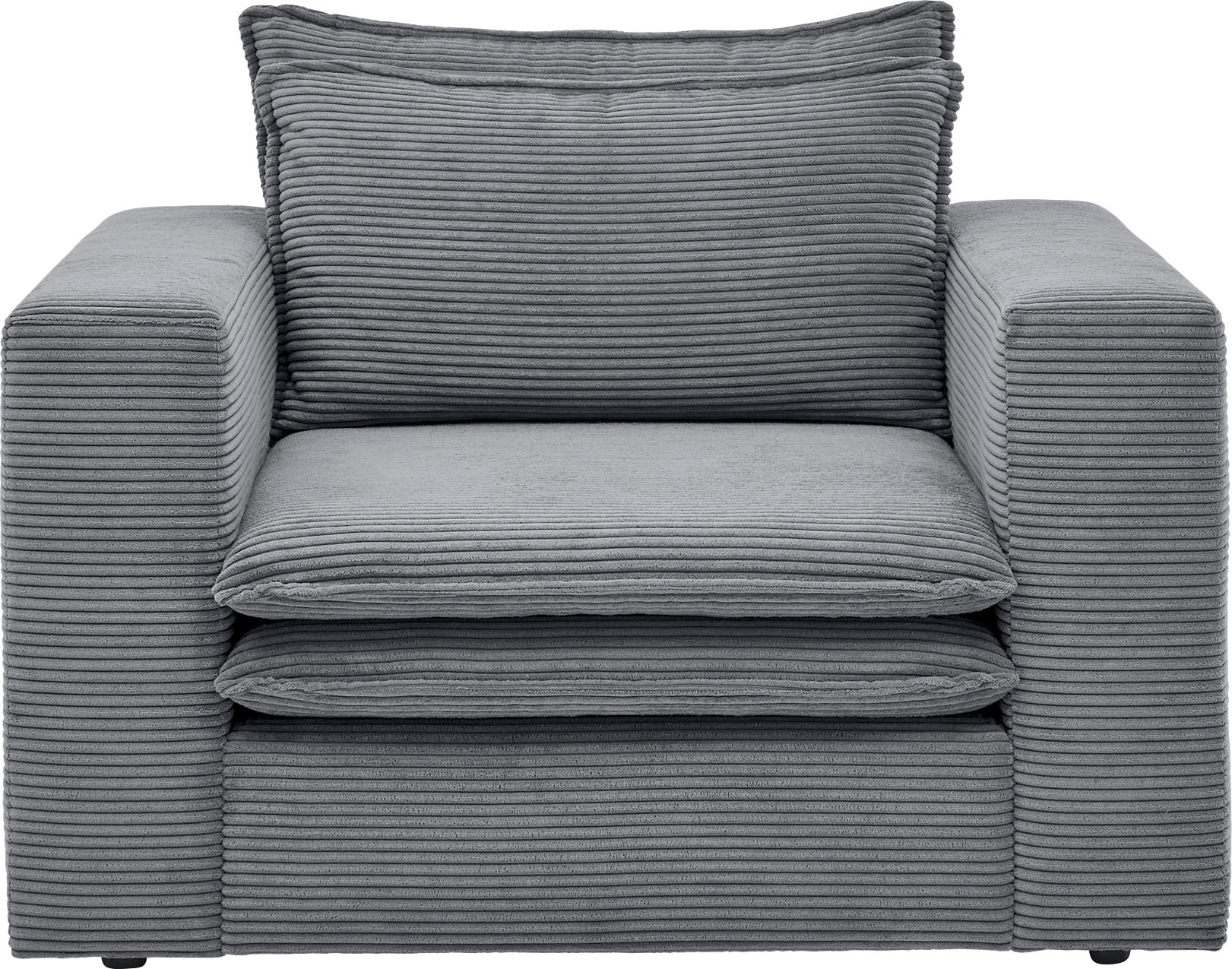 Places of Style Sessel »PIAGGE«, Hochwertiger Cord- passend zur Serie PIAGGE