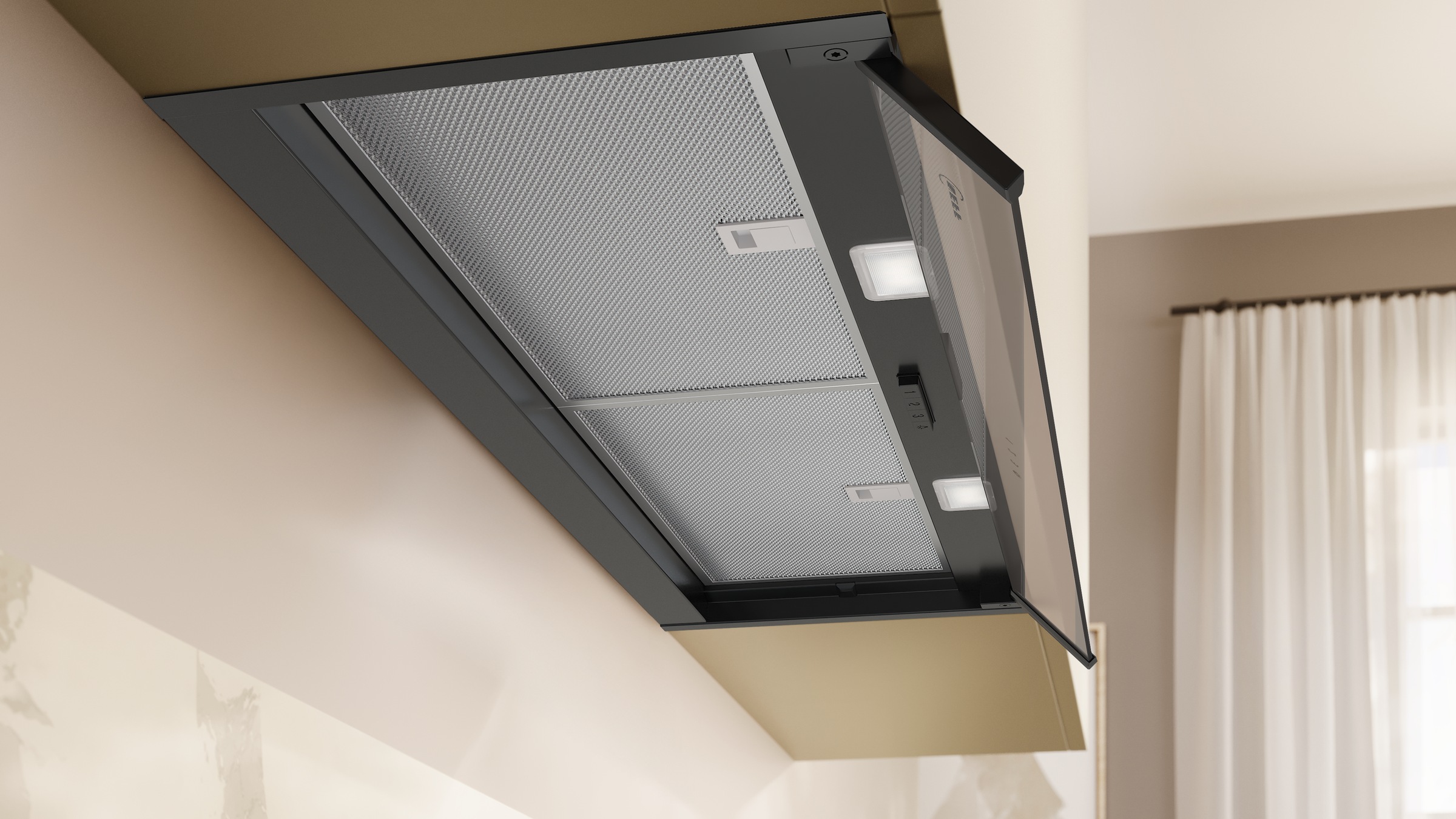 NEFF Lüfterbaustein "D95XCC2S0" Serie N 50 Nahtlos im Schrank integriert & leistungsstarker Abzug