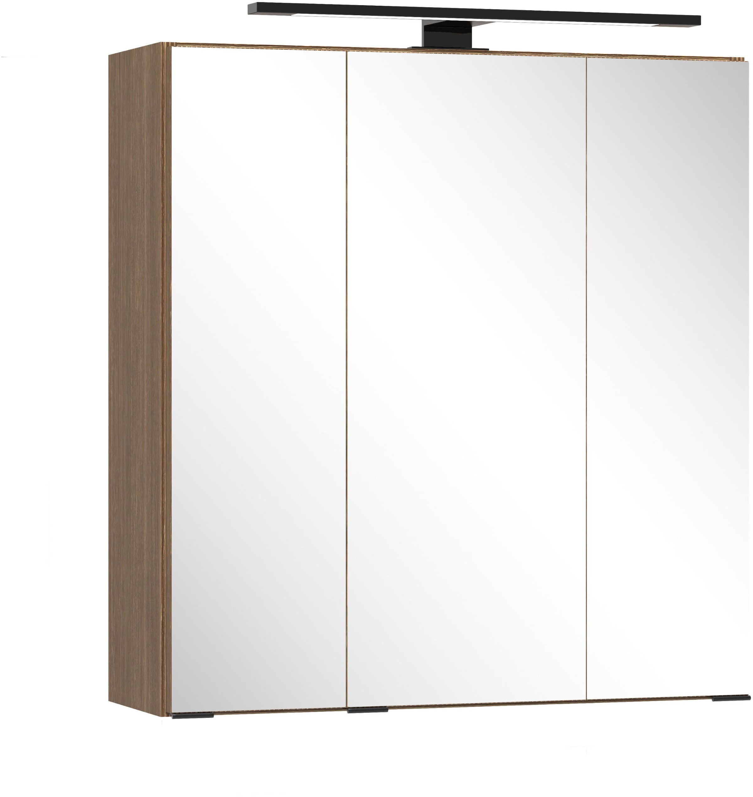 welltime Spiegelschrank, Welltime, Breite 60 cm, gedämpfte Scharniere, inkl. Steckdose
