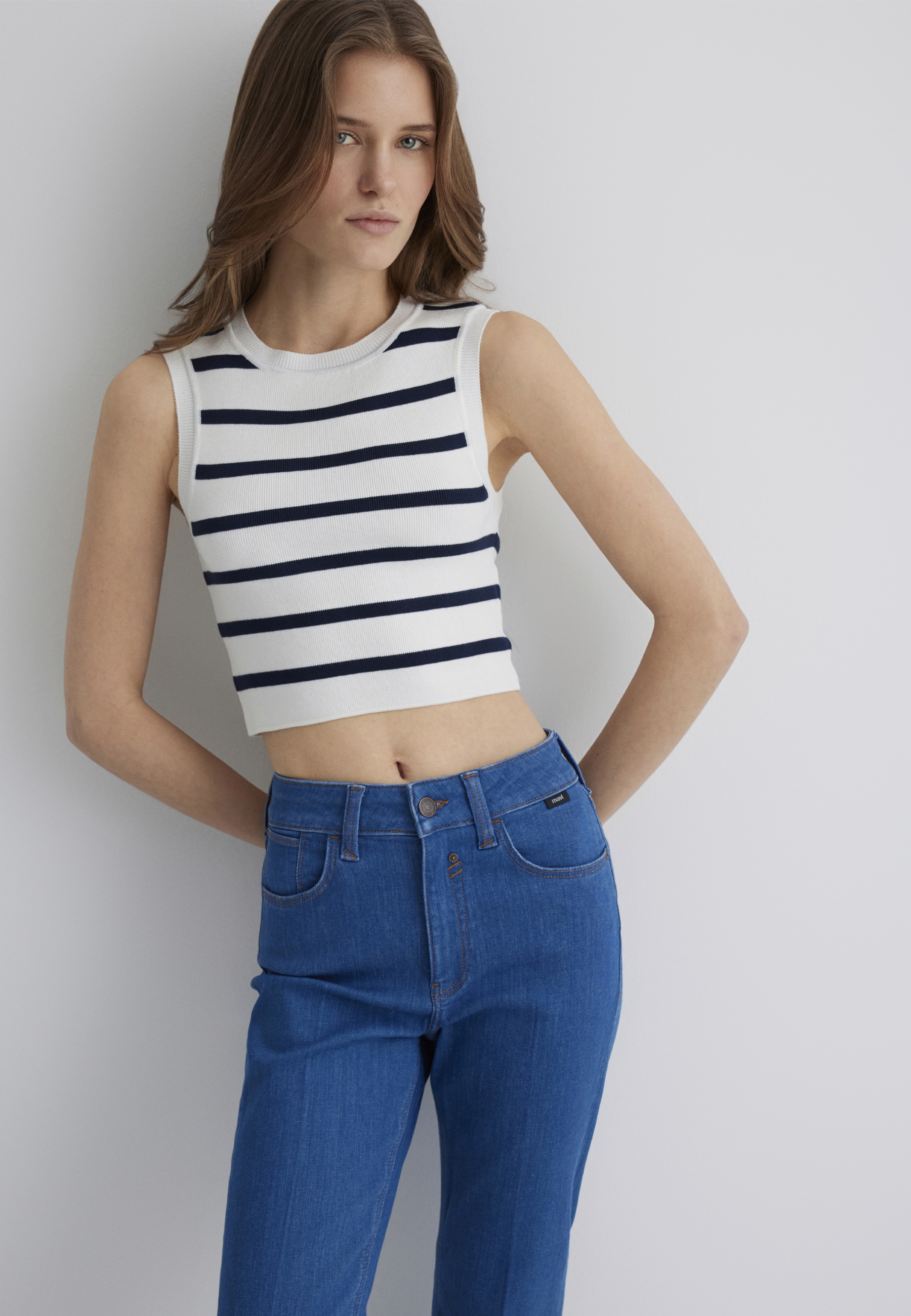 Mavi Strickpullover "NONSLEEVE TRICOT", Top ärmellos günstig online kaufen