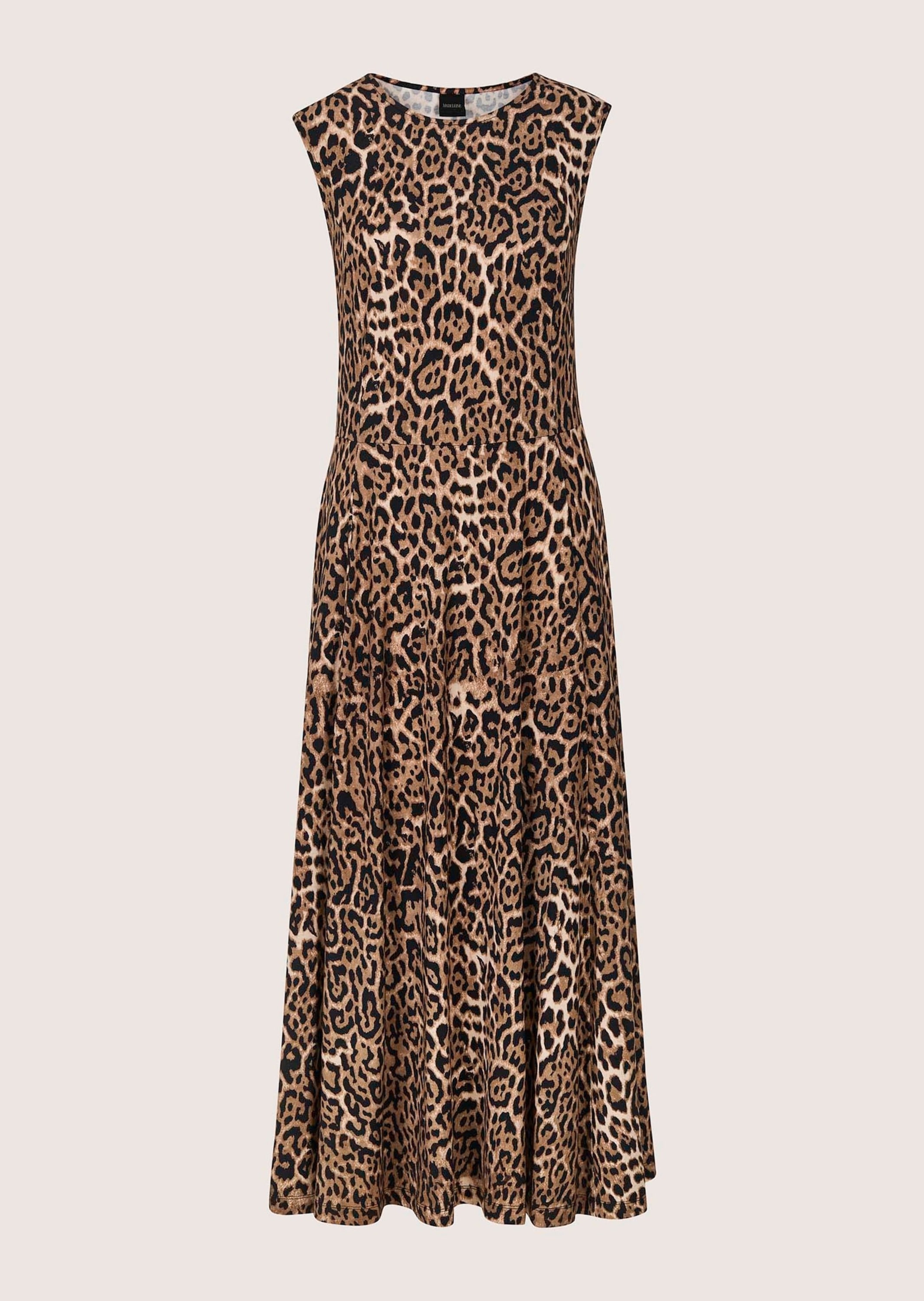 MADELEINE Midikleid "Maxikleid Sommerkleid mit Animalprint" Taillennaht günstig online kaufen