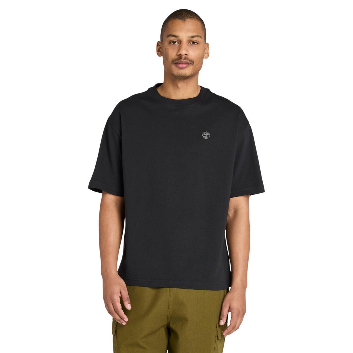 Timberland T-Shirt "DUNSTAN RIVER Short Sleeve Tee" mit aufgesticktem Logo, Kurzarm-Design, aus Baumwolle