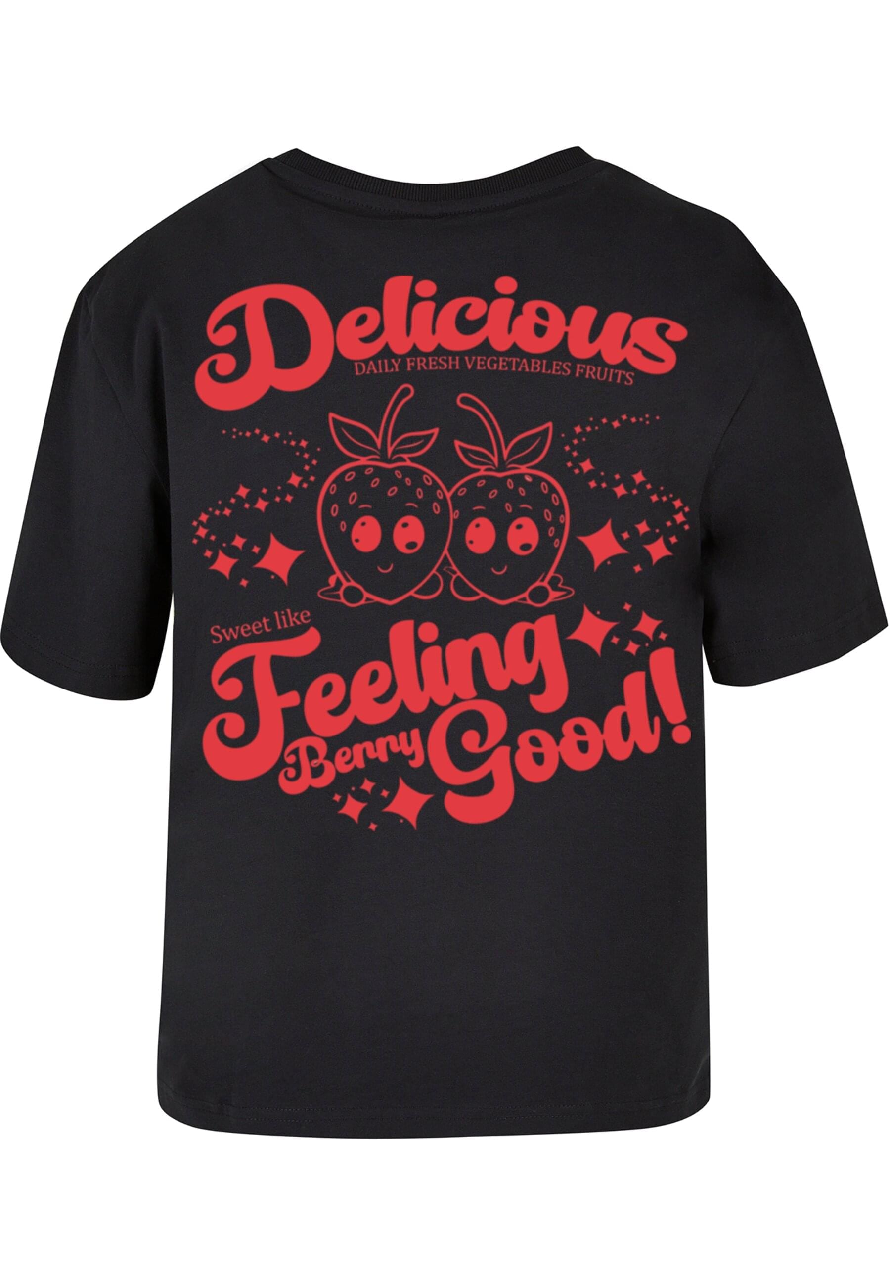 CLOUD 5IVE T-Shirt »CLOUD 5IVE Ladies 77 Delicious Black Tee«, (1 tlg.)