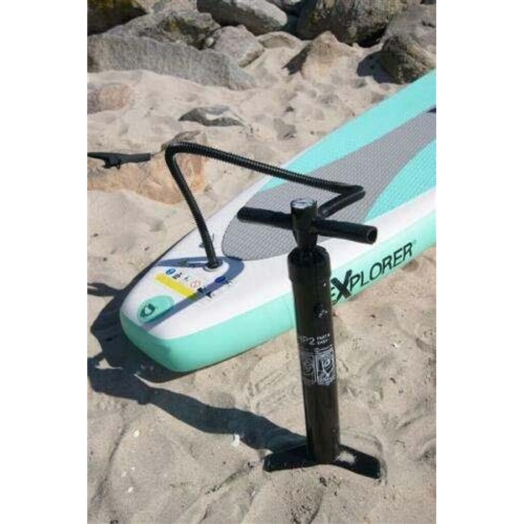 EXPLORER Inflatable SUP-Board »Explorer SUP 300«, (Set, 6 tlg., mit Paddel, Pumpe und Transportrucksack)