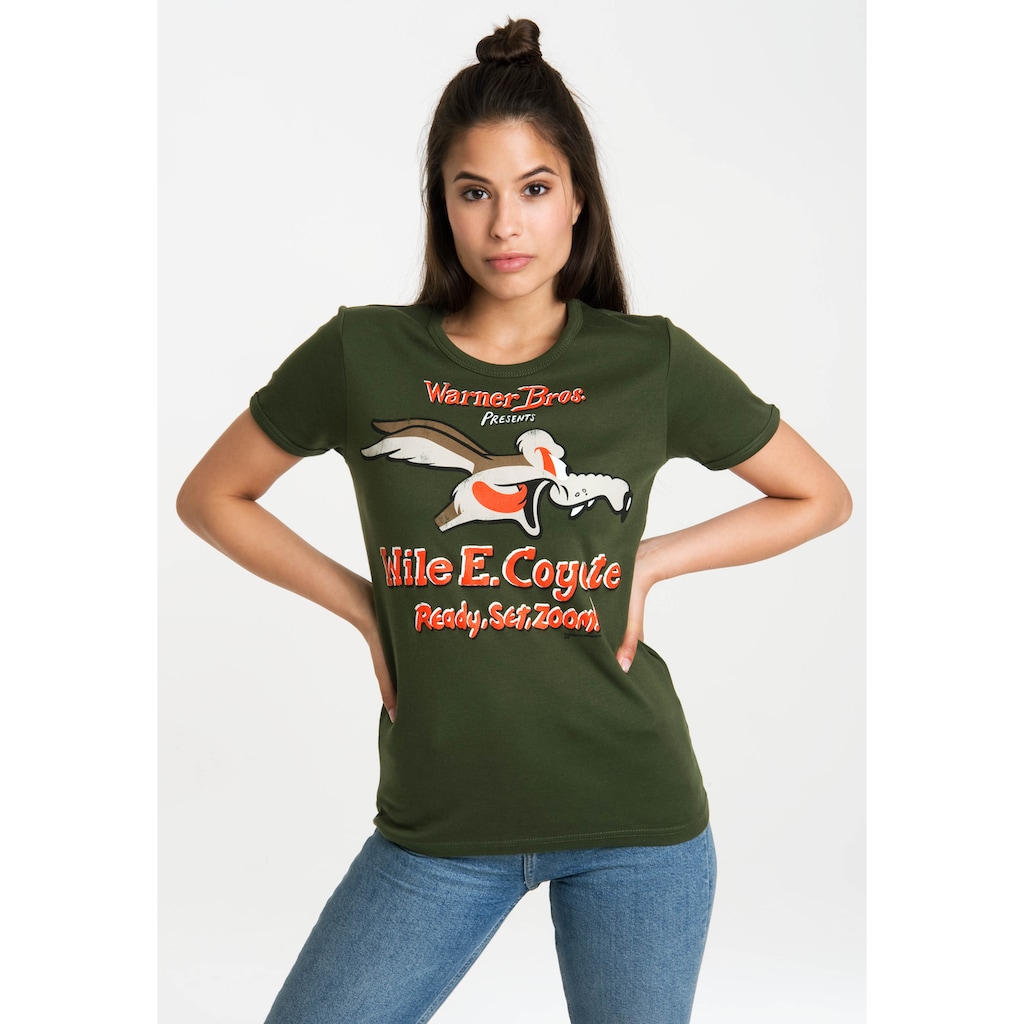 LOGOSHIRT T-Shirt »Coyote«, mit lizenziertem Originaldesign