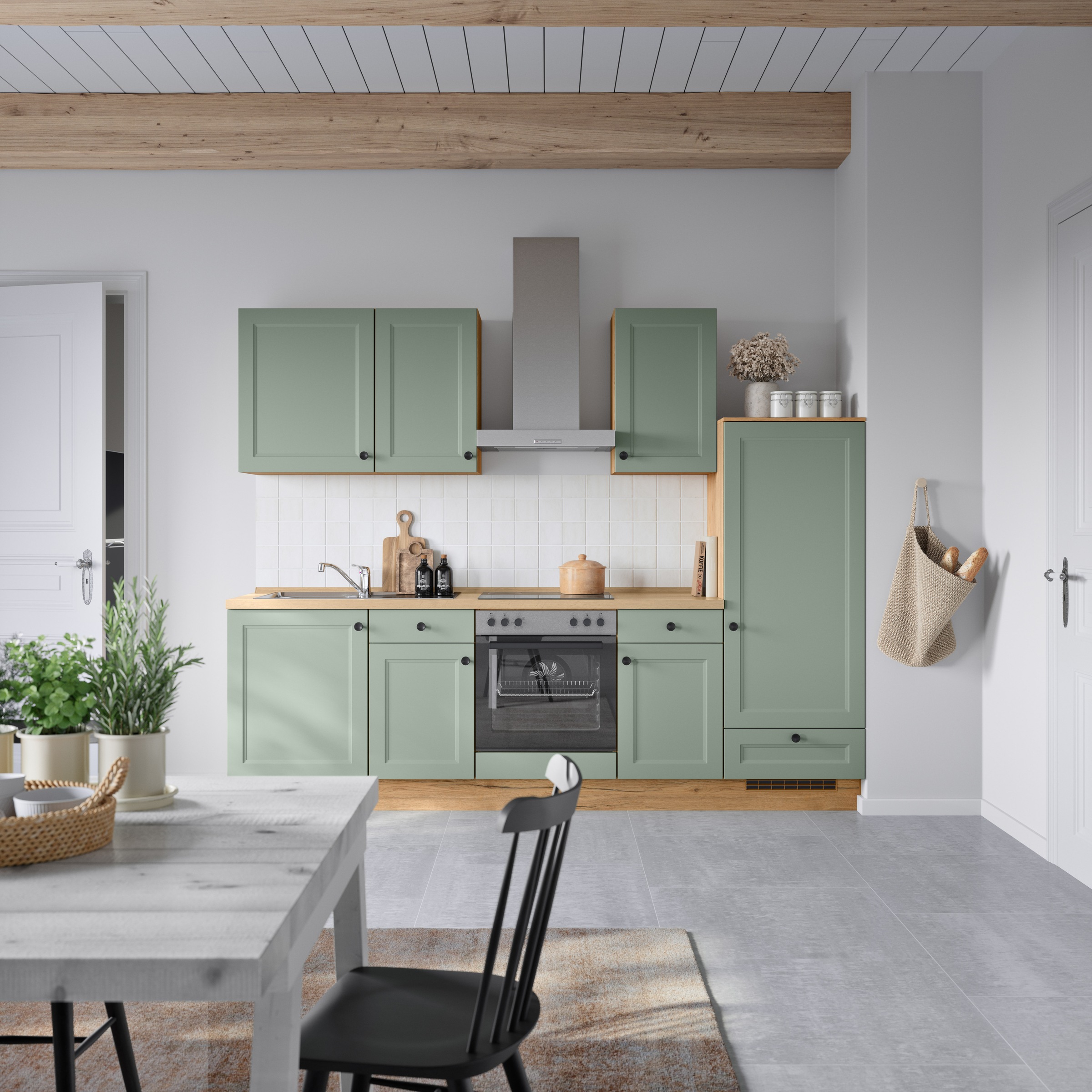 nobilia® Küchenzeile »"Cascada I"«, vormontiert, Ausrichtung wählbar, Breite 270 cm, wahlw. mit E-Geräten