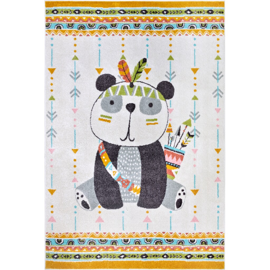 HANSE Home Kinderteppich »Adventures Panda«, rechteckig