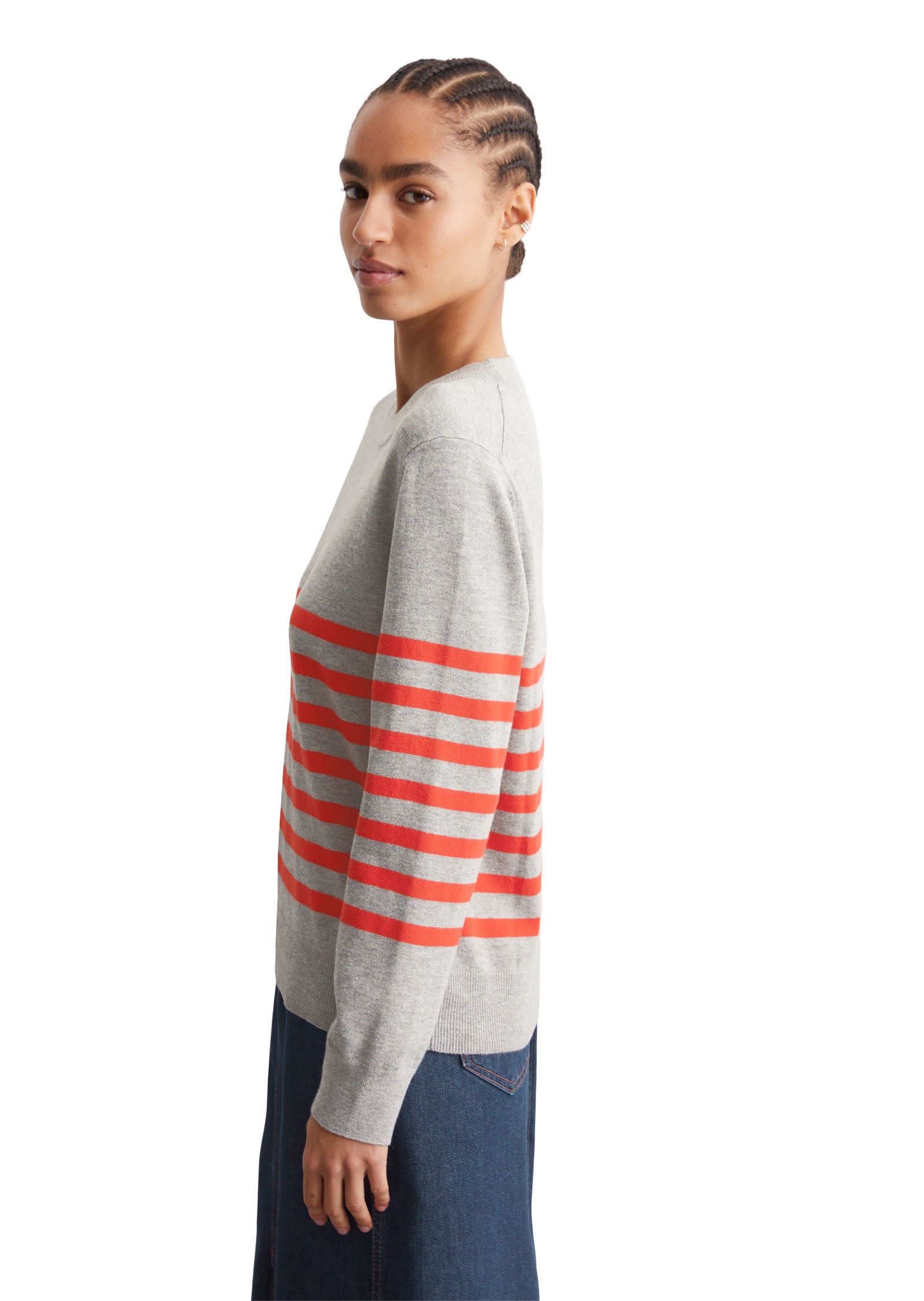 Marc O'Polo DENIM Strickpullover »aus Soft Cotton Stretch«
