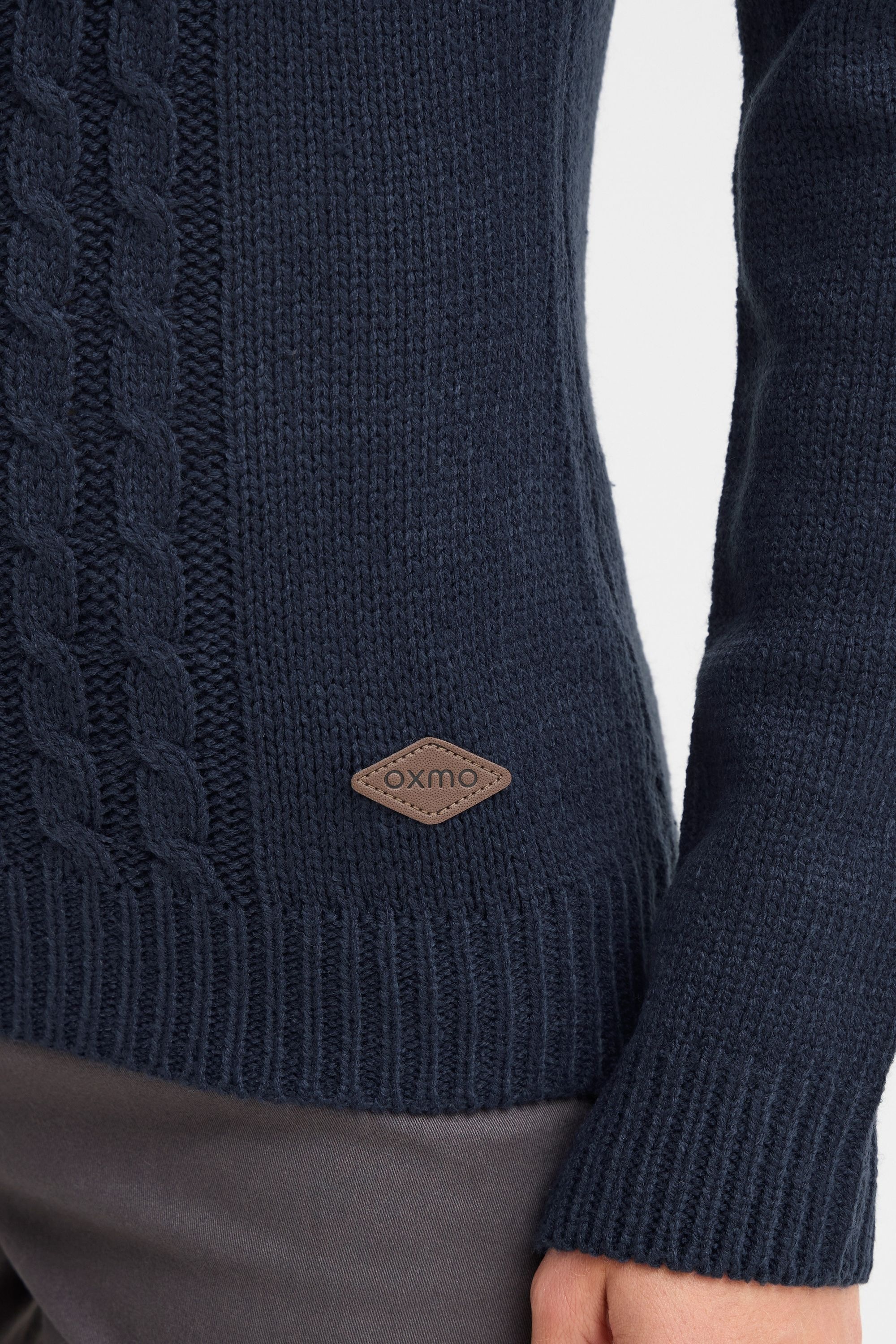 OXMO Strickfleece-Pullover »Strickpullover OXCARRYONE«