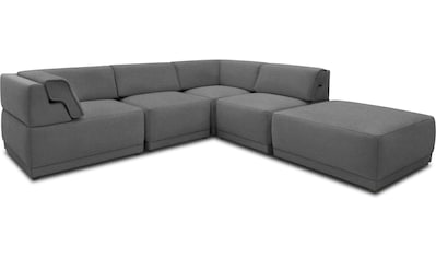 Loungesofa »800007«, (Set, 5 Teile), Rückenkissen aufstellbar, unendlich erweiterbar