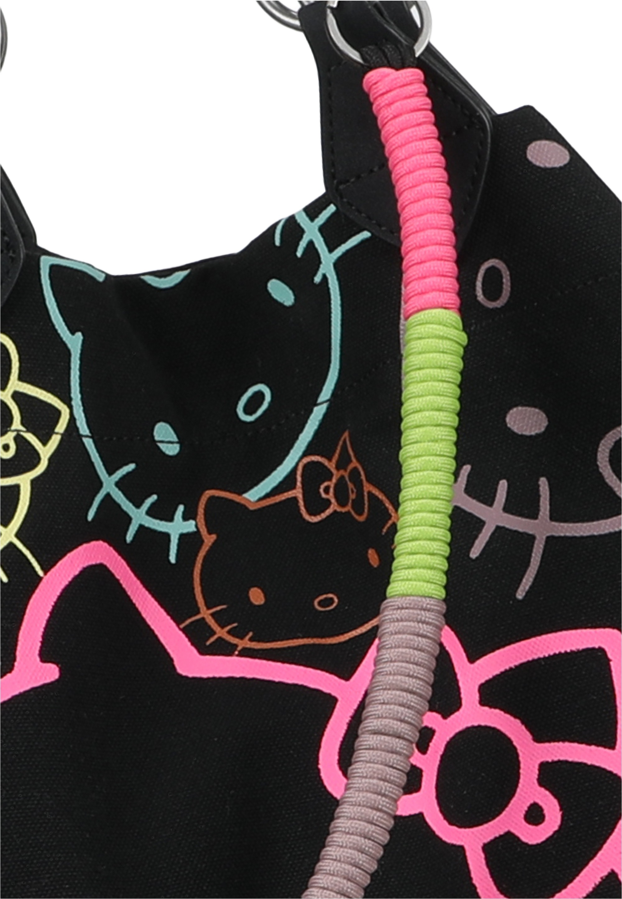 Fritzi aus Preußen Henkeltasche »Izzy Medium Limited Head Flocked«, mit tollen Hello Kitty-Prints