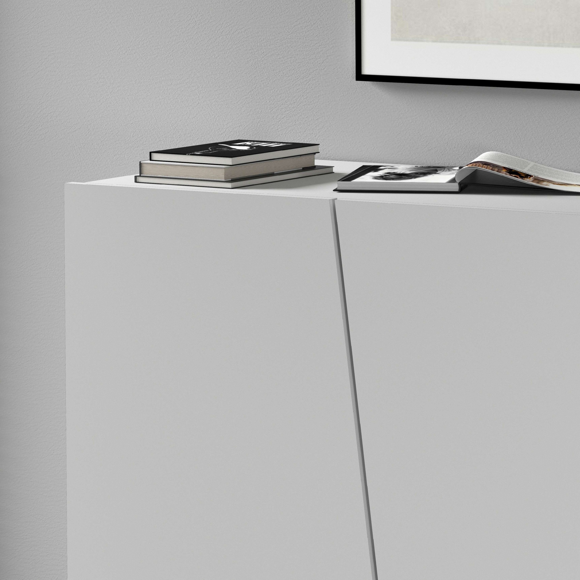 INOSIGN Aktenschrank »Vega, Mehrzweckschrank, Büroschrank, mit 2 Türen«, & verstellbaren Einlegeböden, Höhe 86 oder 166 cm, Made in Italy
